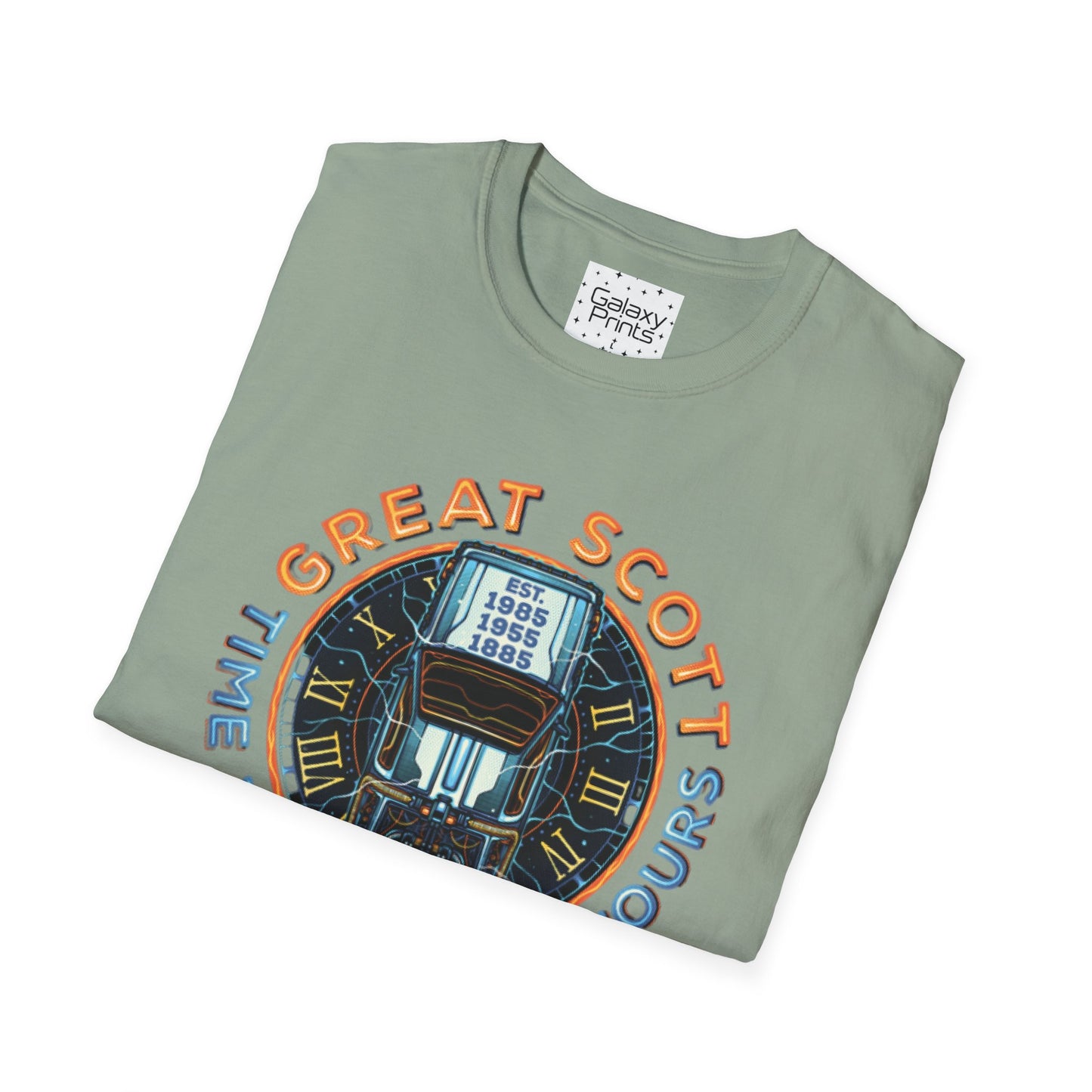 Back To The Future Inspired Unisex T-Shirt - 'Great Scott - Time Travel and Tours'