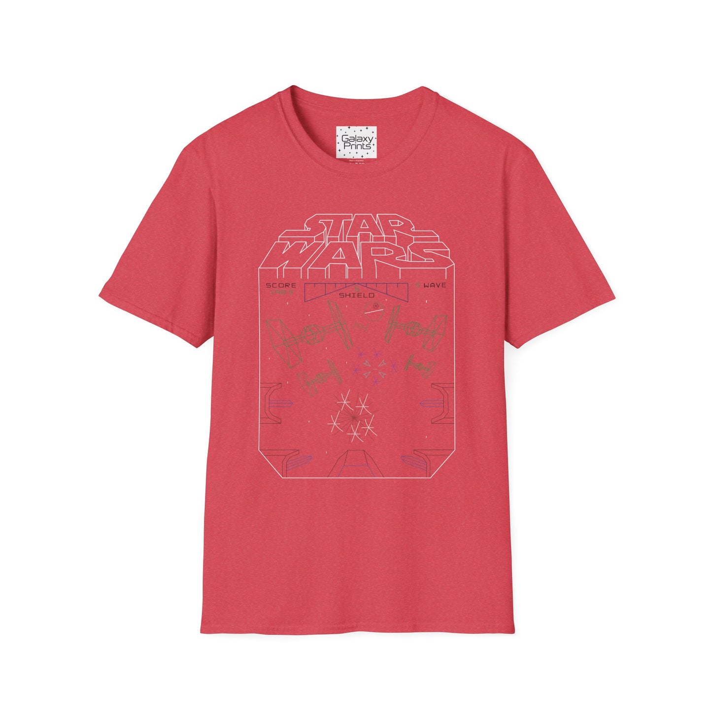 Star Wars Inspired Unisex T-Shirt - 'STAR WARS 1983 Arcade Video Game Screen Rendering' Graphic Tee