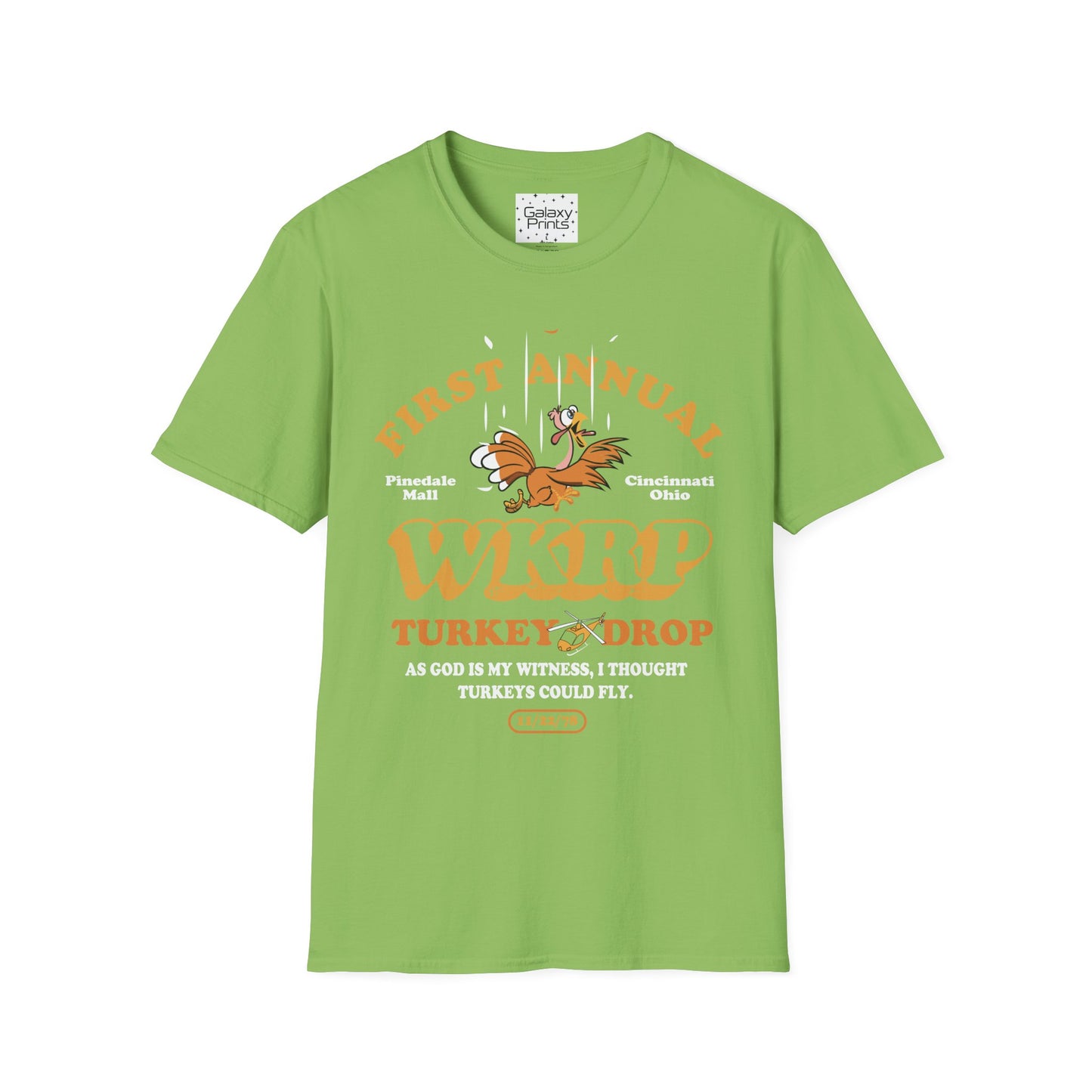 Unisex T-Shirt - POP Culture - 'From the HIT TV Show WKRP in Cincinnati - 1st Annual Turkey Drop'
