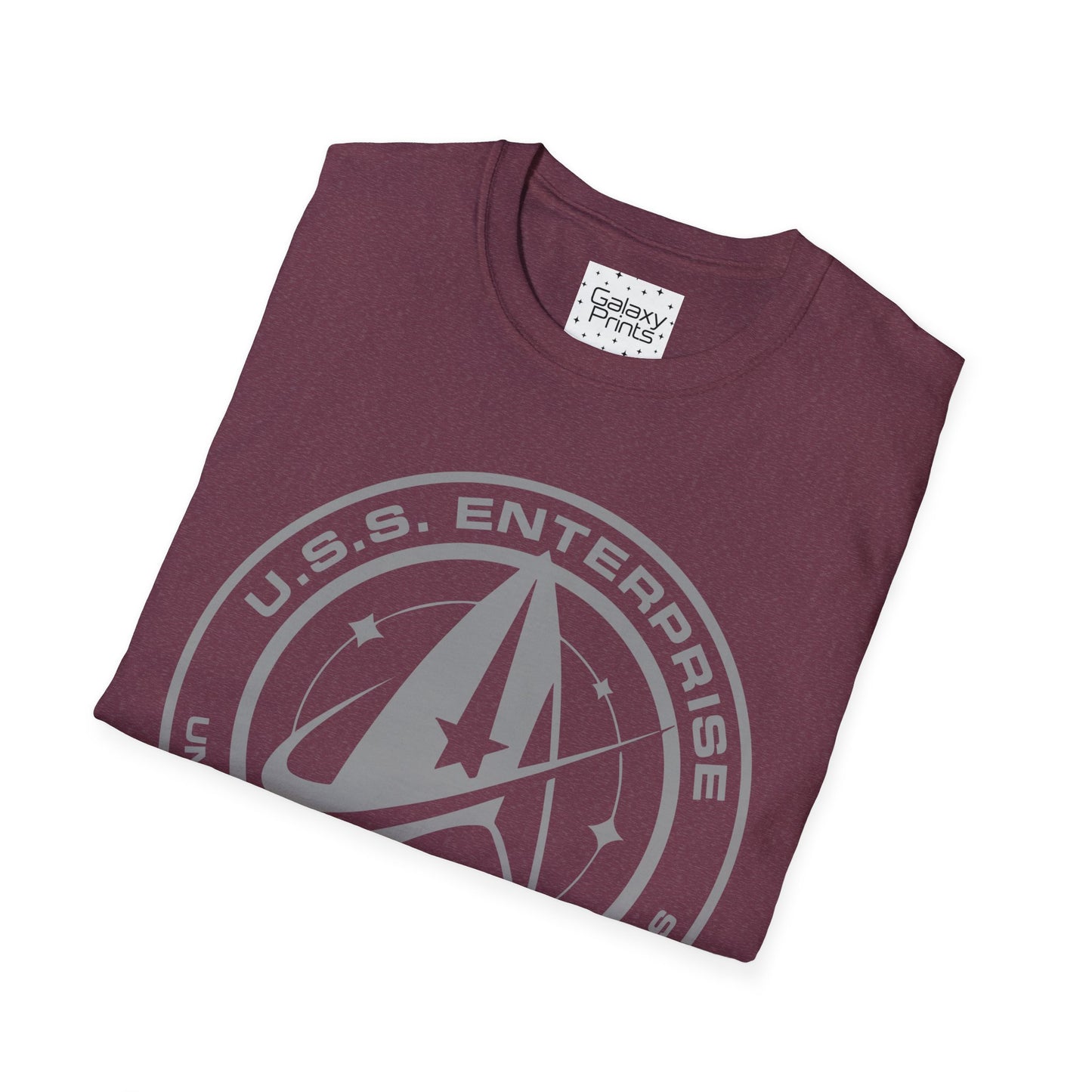 Unisex T-Shirt - POP Culture - 'From STAR TREK the TV & Movie HIT Franchises - U.S.S. Enterprise Flight Patch'