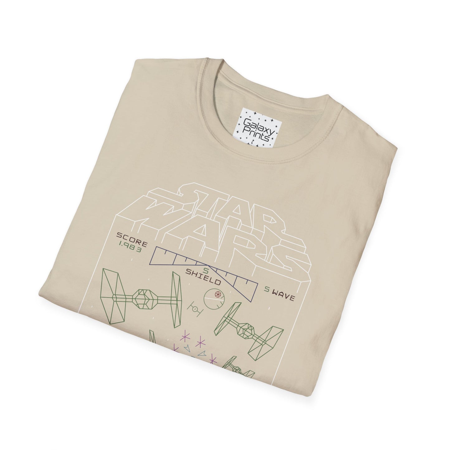 Star Wars Inspired Unisex T-Shirt - 'STAR WARS 1983 Arcade Video Game Screen Rendering' Graphic Tee