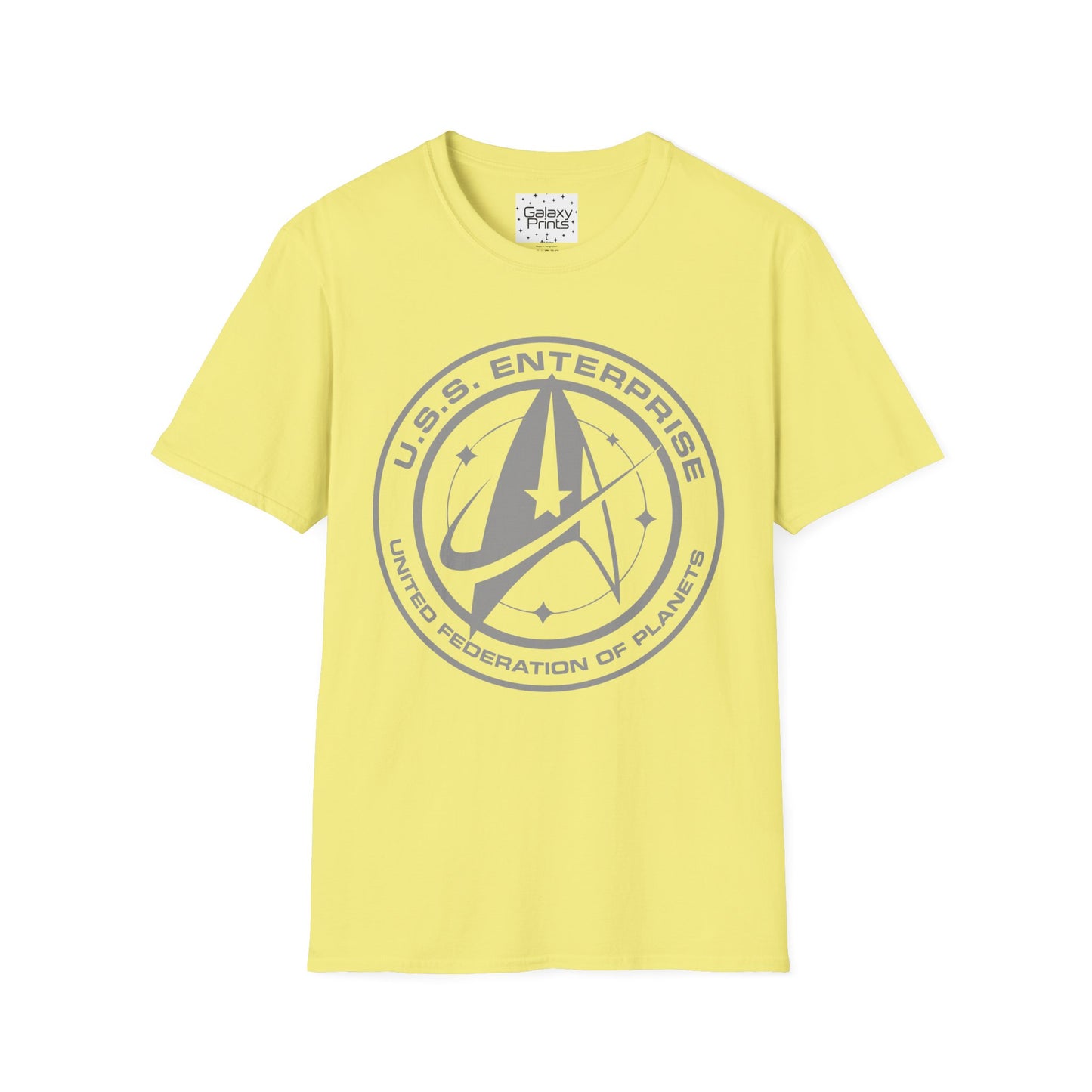 Unisex T-Shirt - POP Culture - 'From STAR TREK the TV & Movie HIT Franchises - U.S.S. Enterprise Flight Patch'