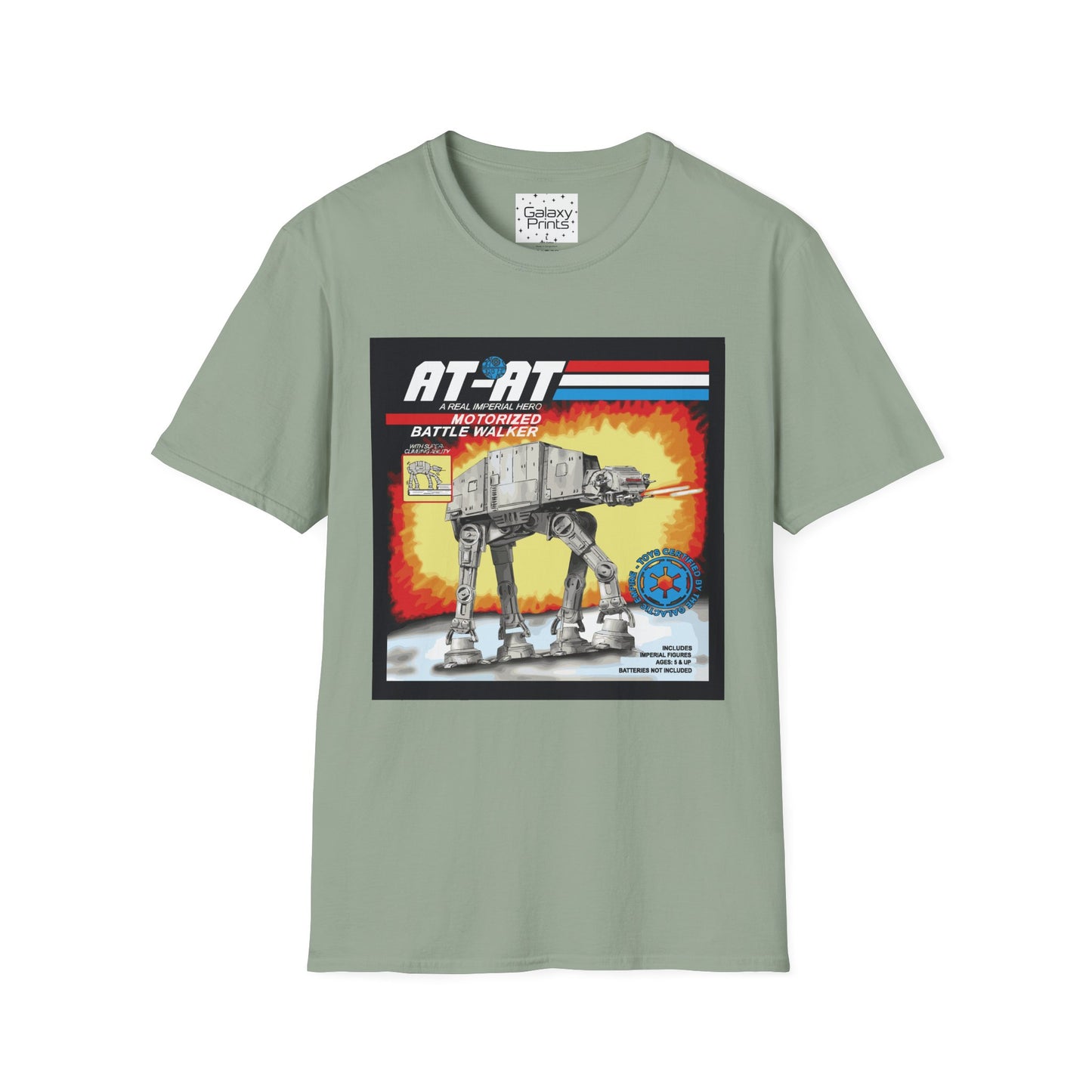 Star Wars AT-AT Walker Toy Box Retro Graphic Unisex Softstyle T-Shirt