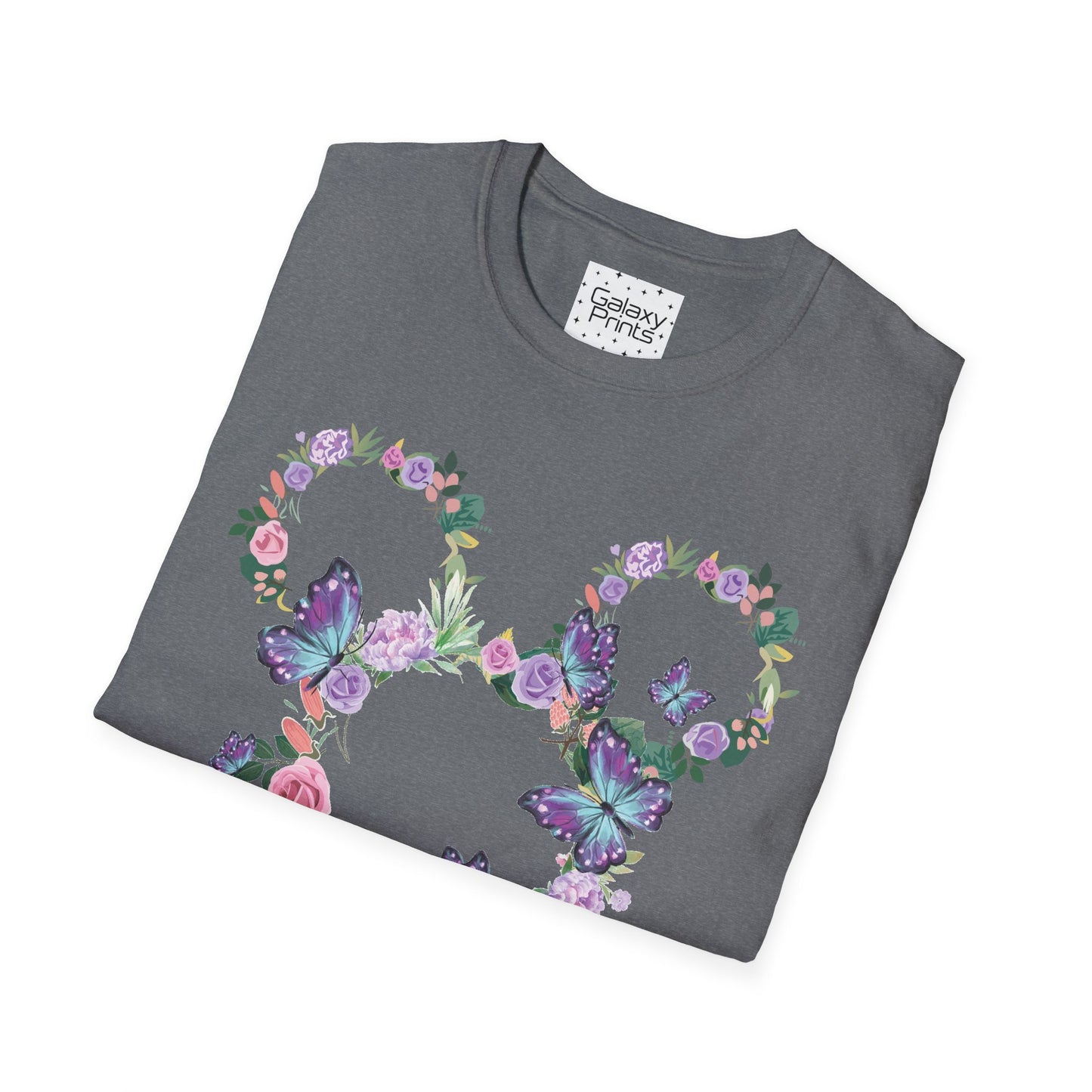 Unisex T-Shirt - DISNEY Inspired - 'Mickey Ears made of Flowers'