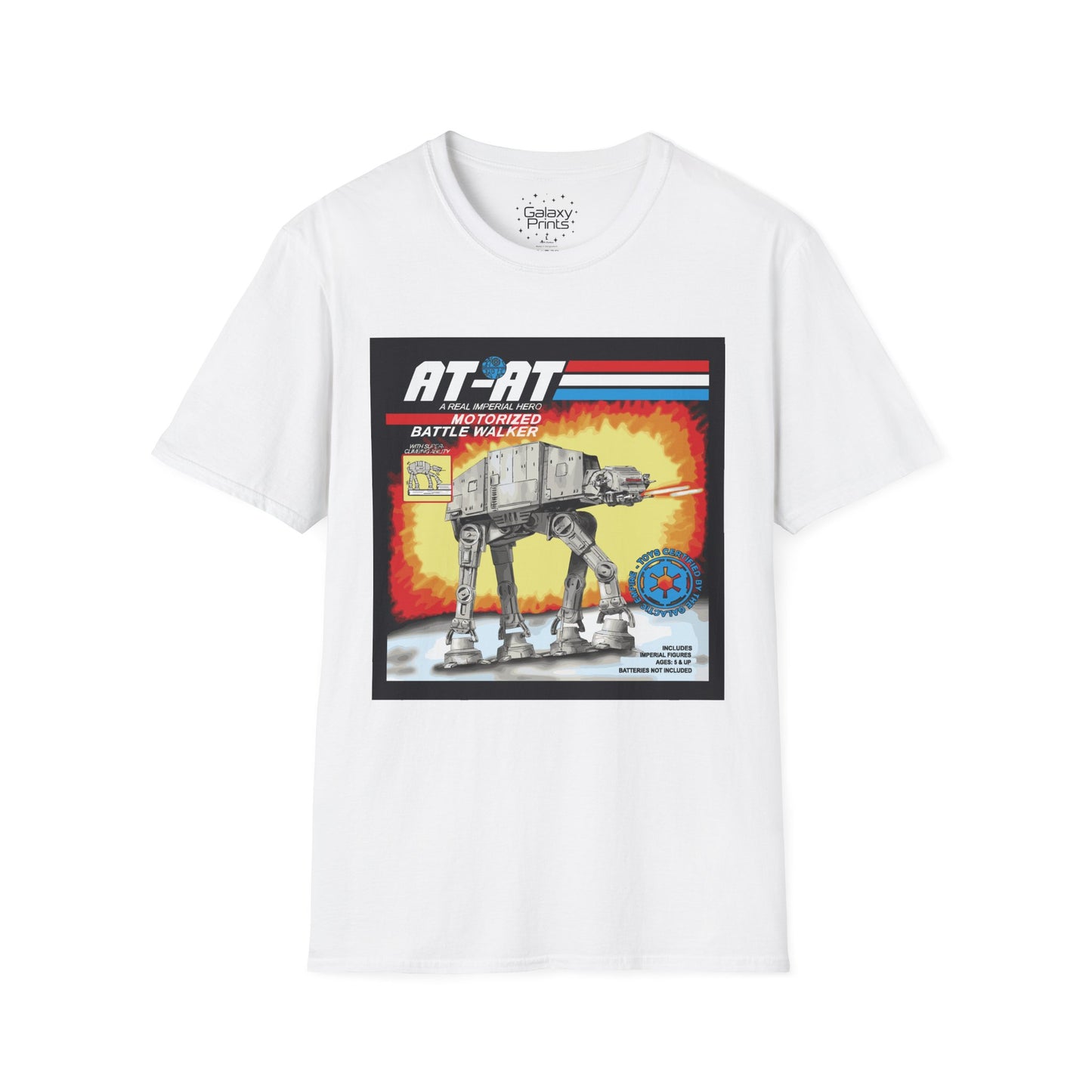 Star Wars AT-AT Walker Toy Box Retro Graphic Unisex Softstyle T-Shirt