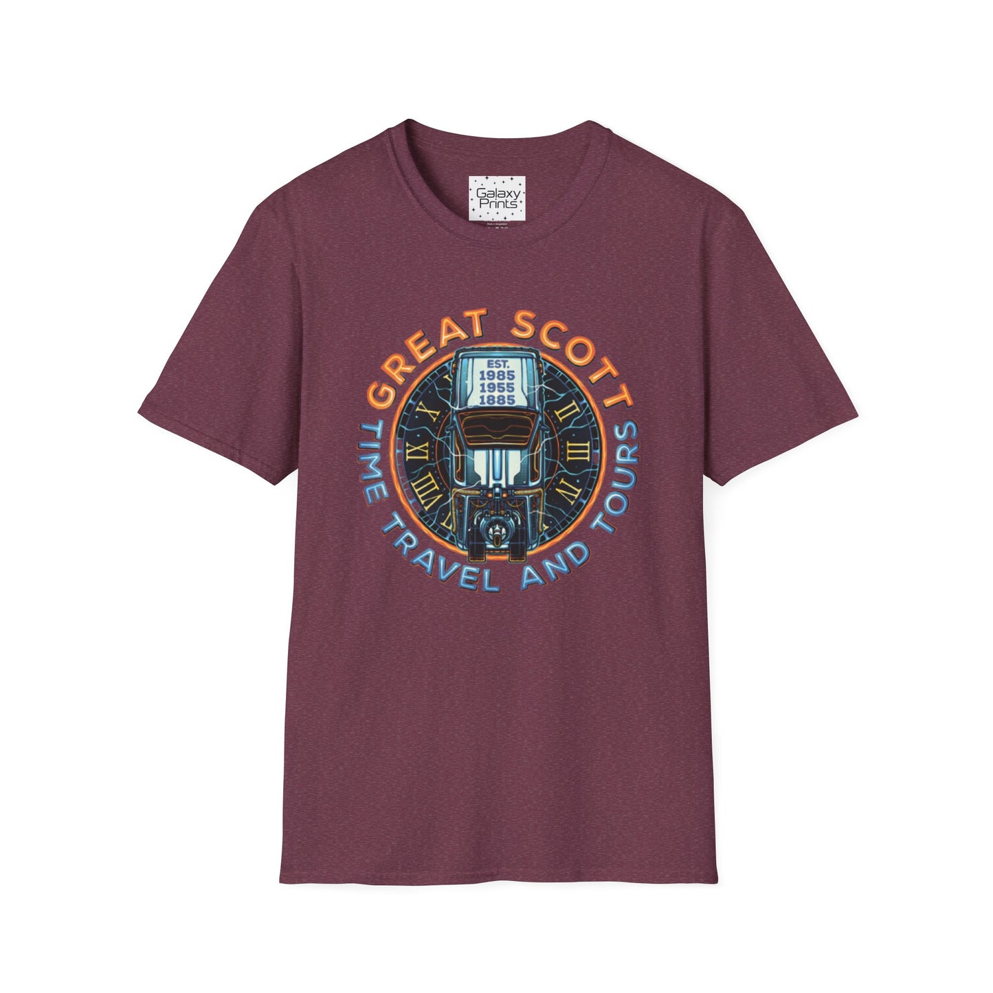 Back To The Future Inspired Unisex T-Shirt - 'Great Scott - Time Travel and Tours'