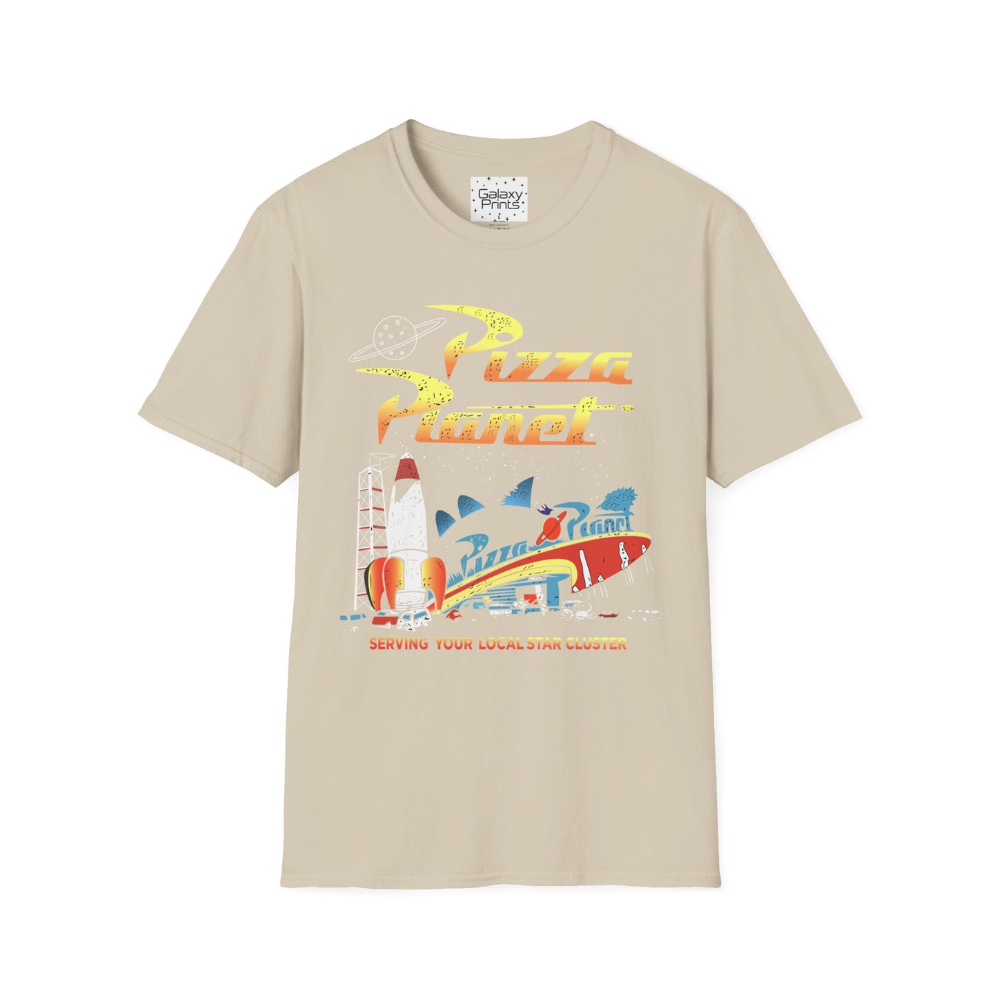 DISNEY inspired Unisex T-Shirt - Pizza Planet 'Serving Your Local Star Cluster'