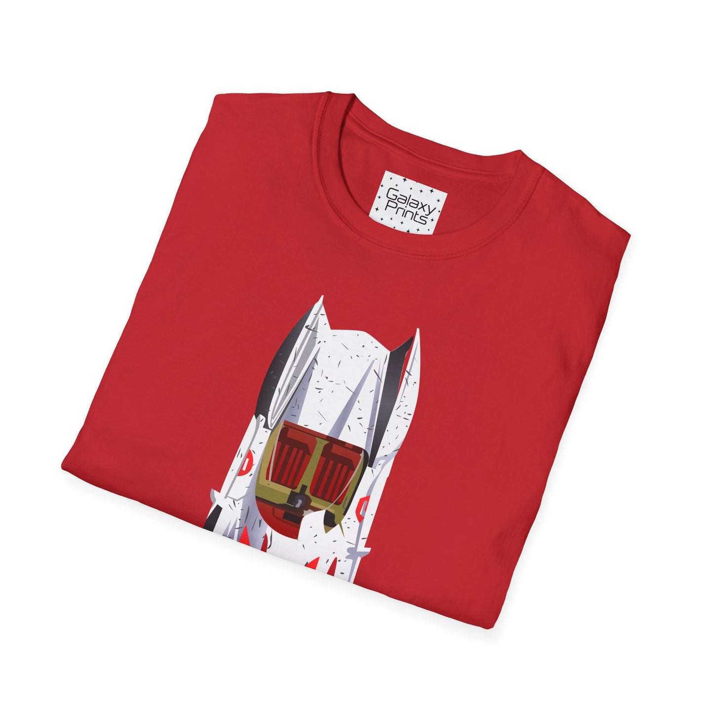 Unisex T-Shirt - POP Culture - 'The MACH 5 Sky view from the Cartoon SPEED RACER - Go Speed Racer, Go Speed Racer, Go Speed Racer, Goooo'