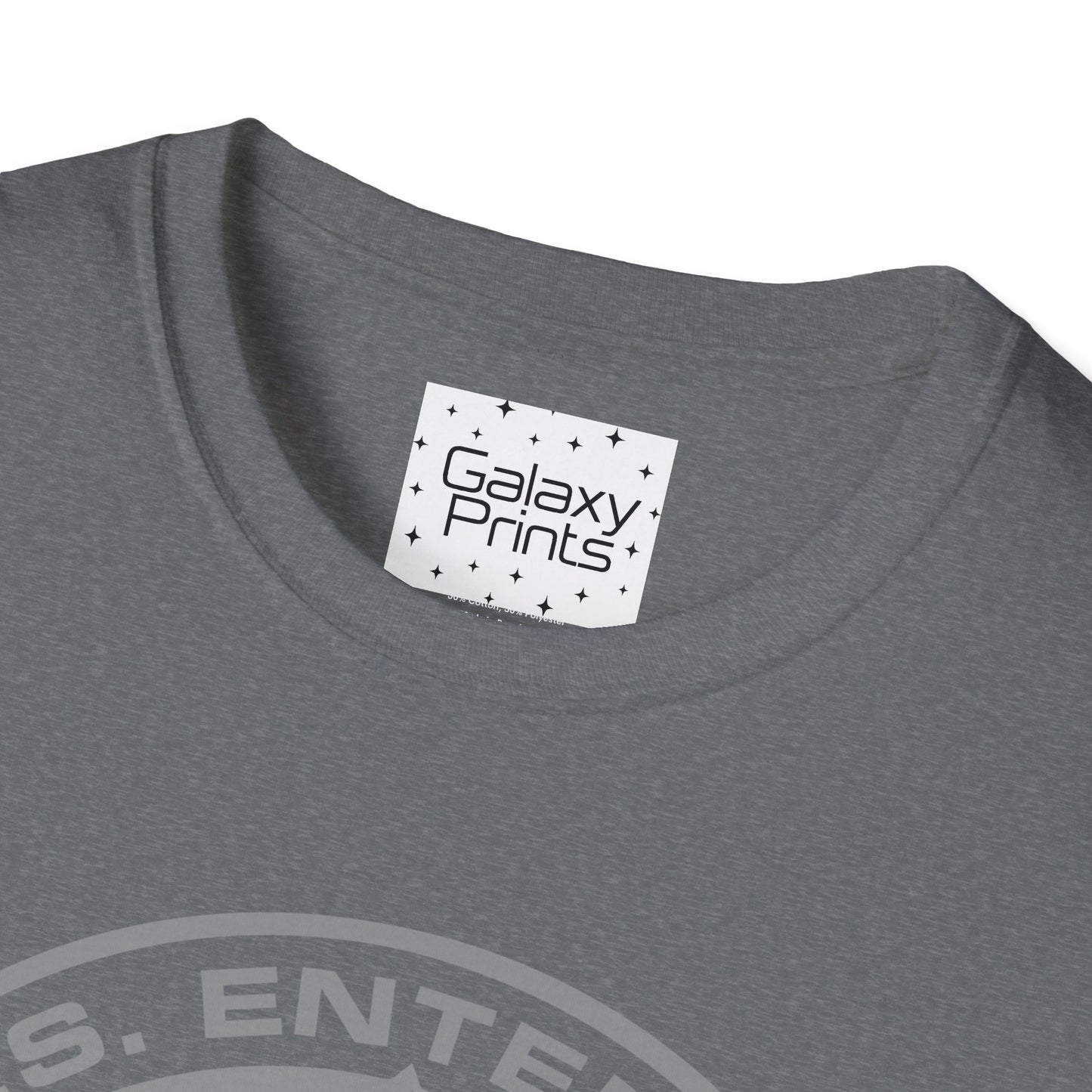 Unisex T-Shirt - POP Culture - 'From STAR TREK the TV & Movie HIT Franchises - U.S.S. Enterprise Flight Patch'
