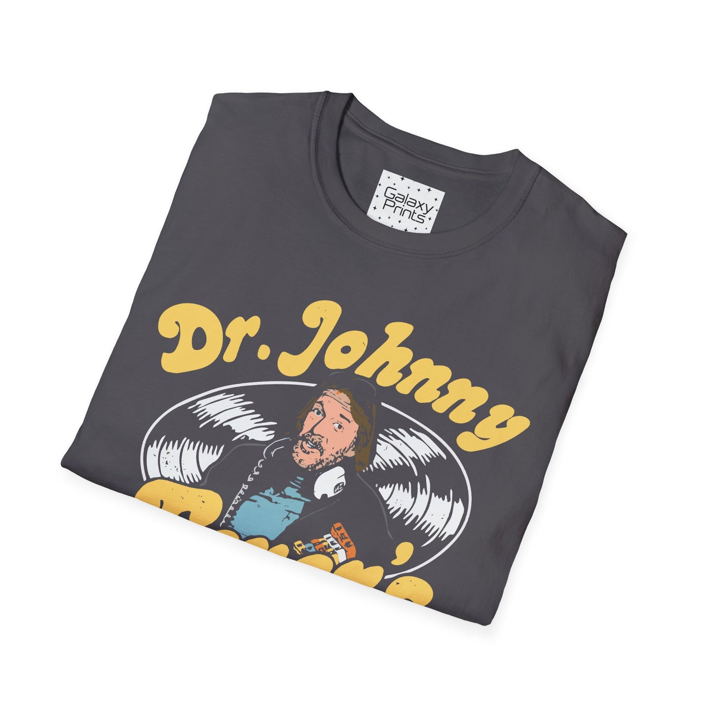 Unisex T-Shirt - POP Culture - 'From the HIT TV Show WKRP in Cincinnati - Dr. Johnny Fever's Record Shop'