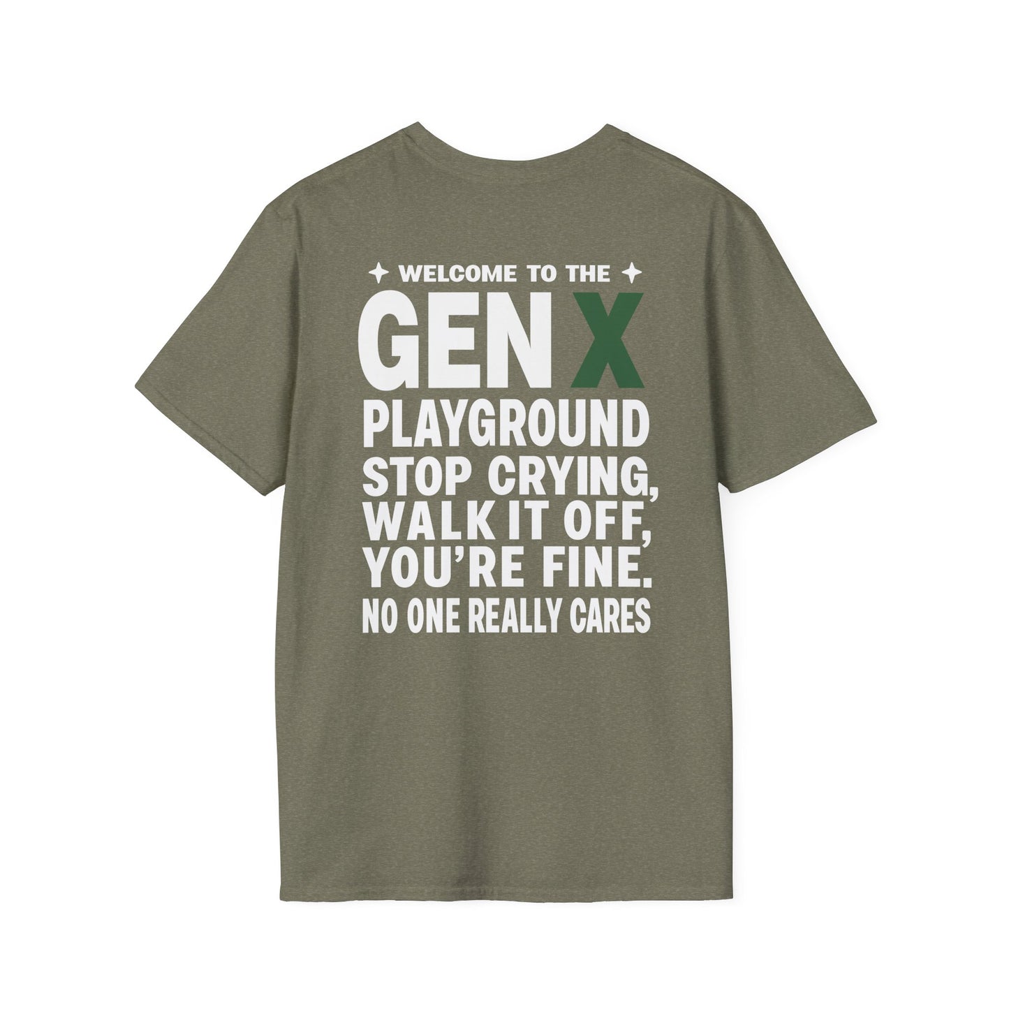 GEN X Inspired Unisex T-Shirt - 'GEN X PLAYGROUND 1965-1980'