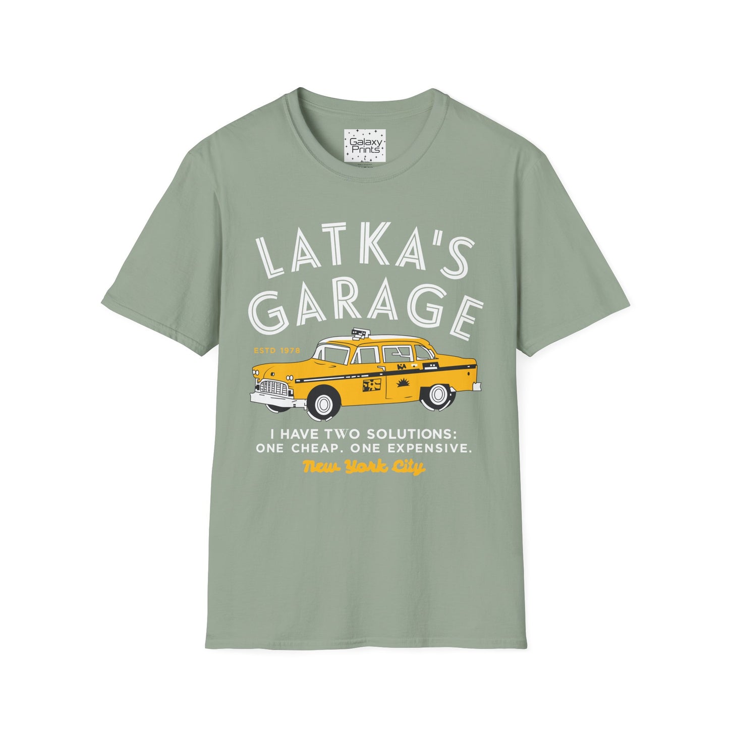 Unisex T-Shirt - POP Culture - 'From the Hit TV Show TAXI - Latka's Garage NY City'