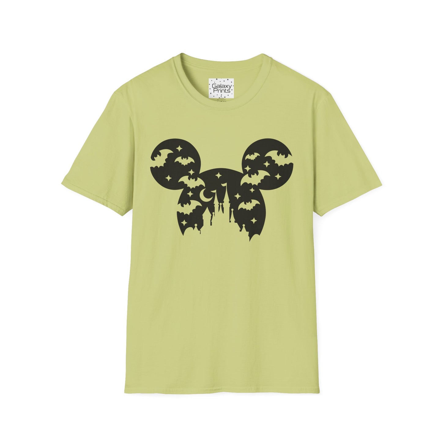 Unisex T-Shirt - DISNEY Inspired - 'Mickey Head with Castle for Halloween'