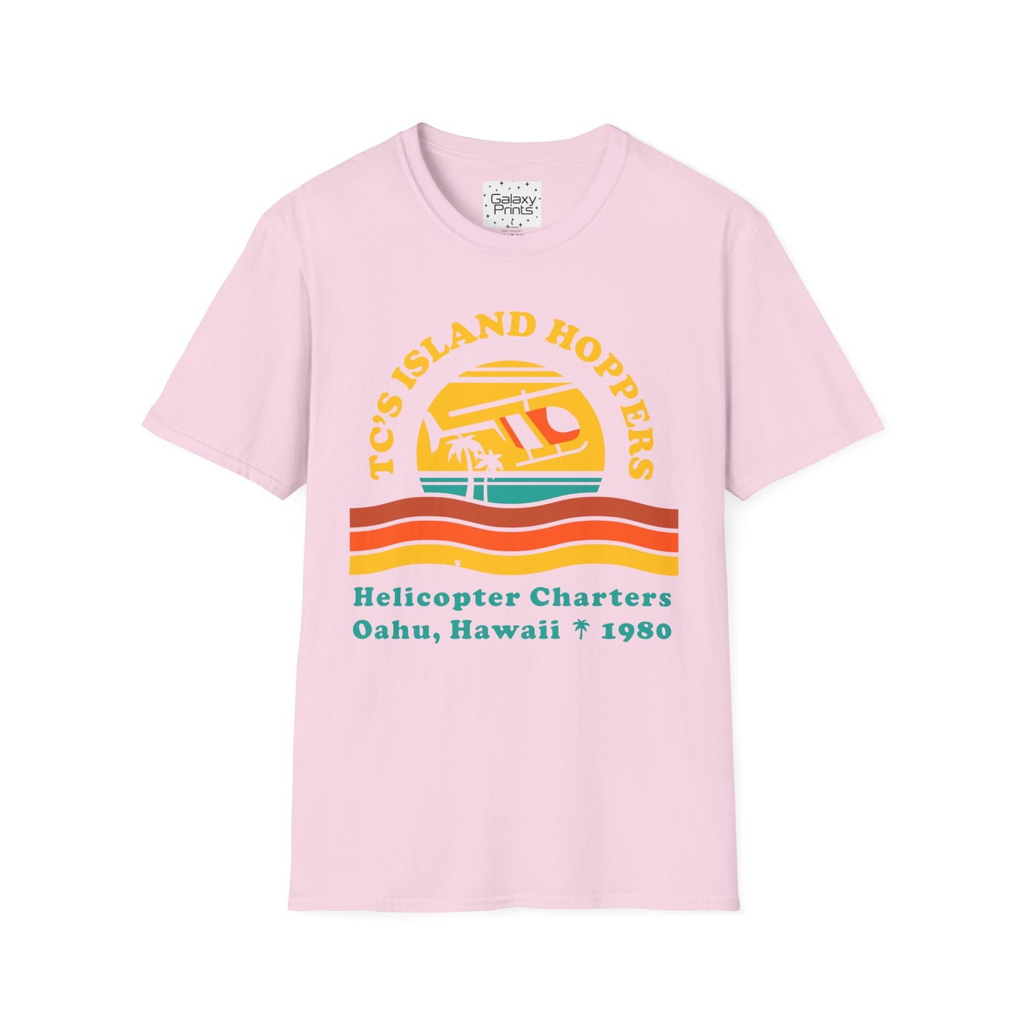 Unisex T-Shirt - POP Culture - 'From the HIT TV Show Magnum PI - TC's Helicopter Charterers & Rides'