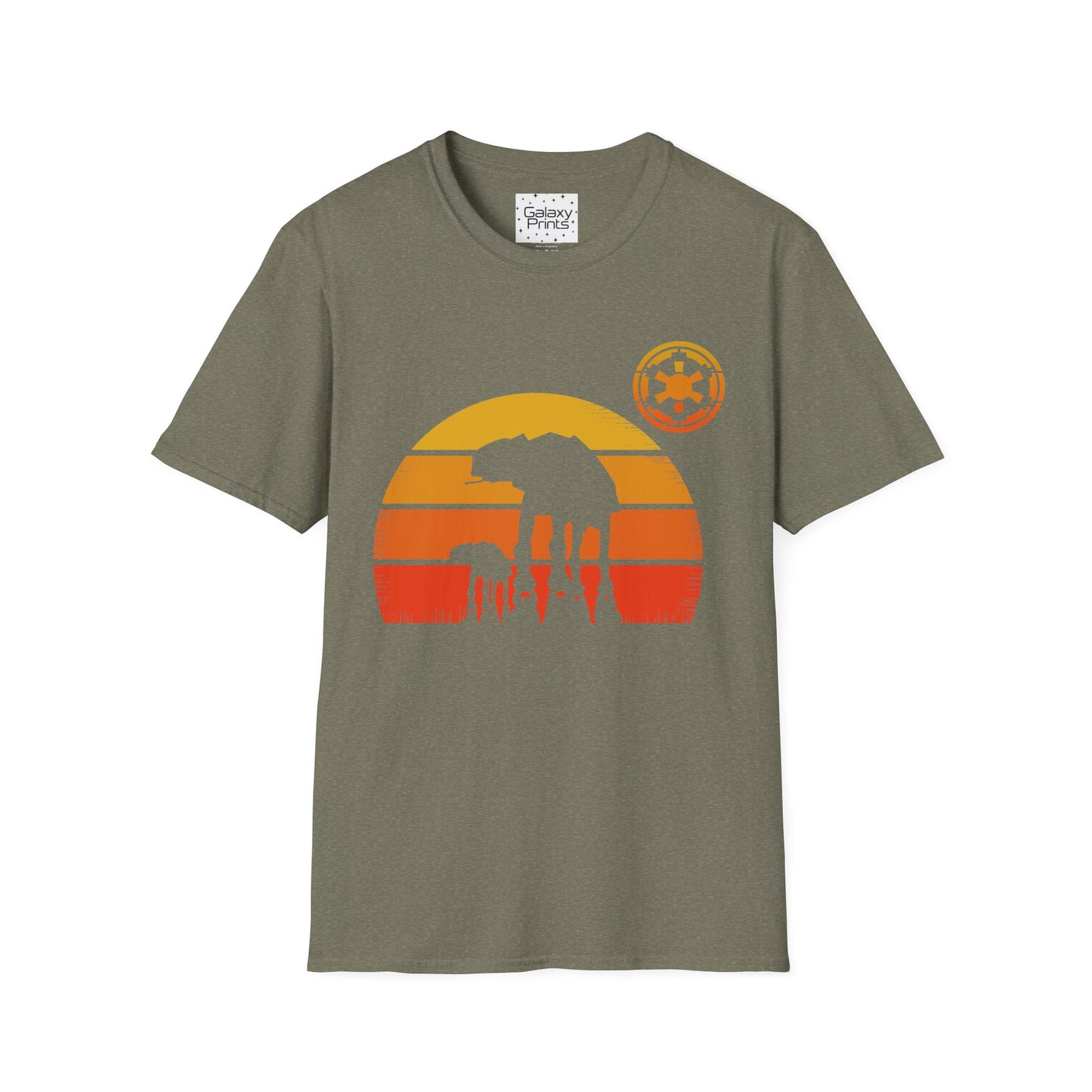 Star Wars Inspired Unisex T-Shirt - 'AT-AT Walker Sunset' Graphic Tee