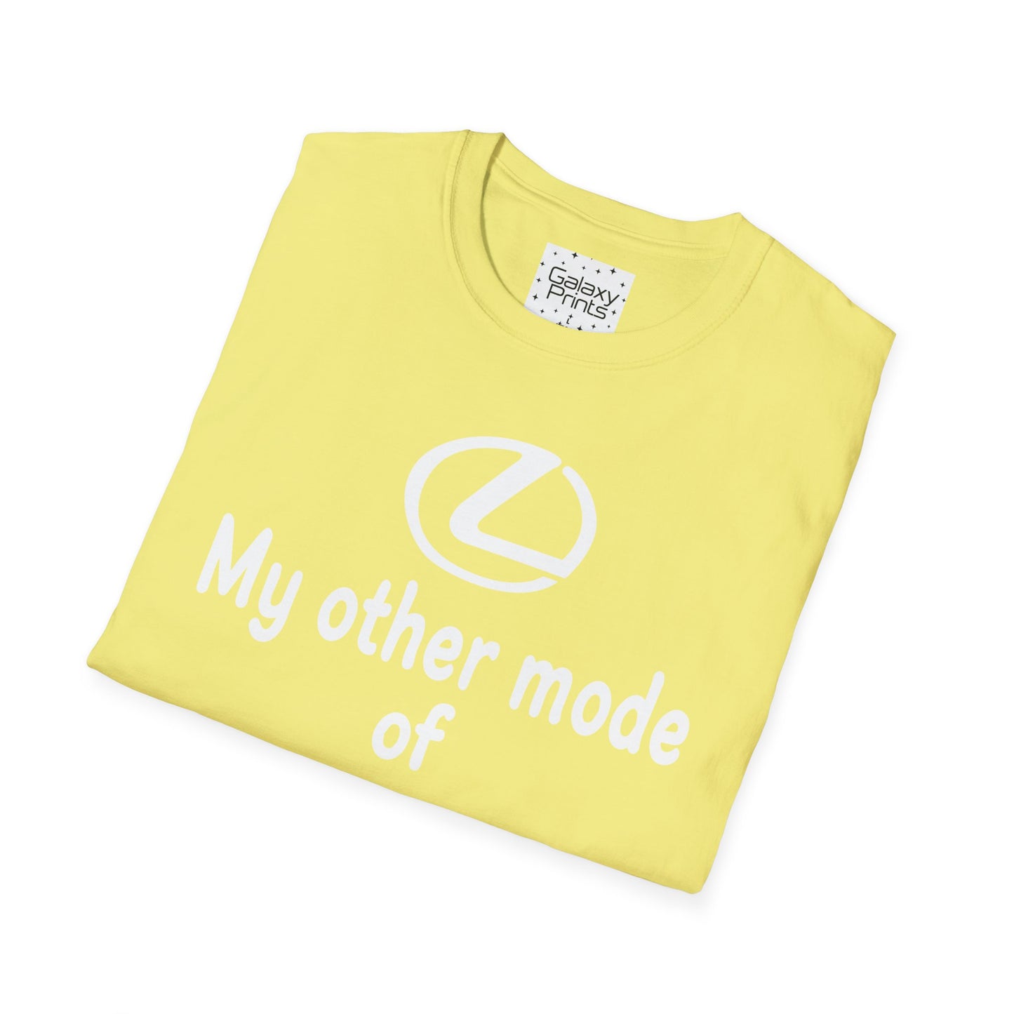 Unisex T-Shirt - DISNEY Inspired - 'Monorail - My other mode of Transportation - Lexus'