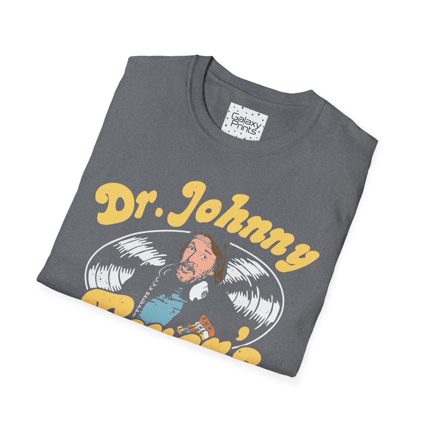 Unisex T-Shirt - POP Culture - 'From the HIT TV Show WKRP in Cincinnati - Dr. Johnny Fever's Record Shop'