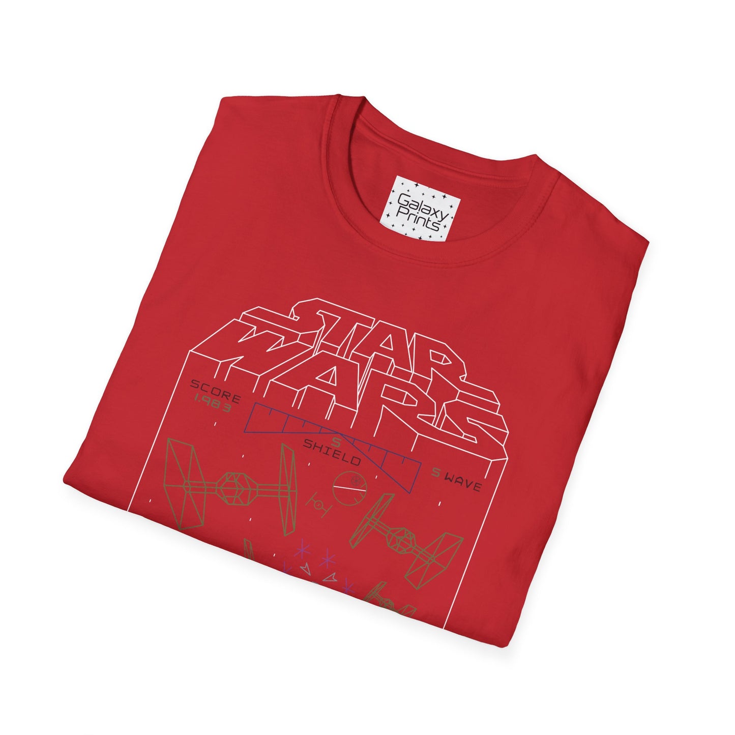 Star Wars Inspired Unisex T-Shirt - 'STAR WARS 1983 Arcade Video Game Screen Rendering' Graphic Tee