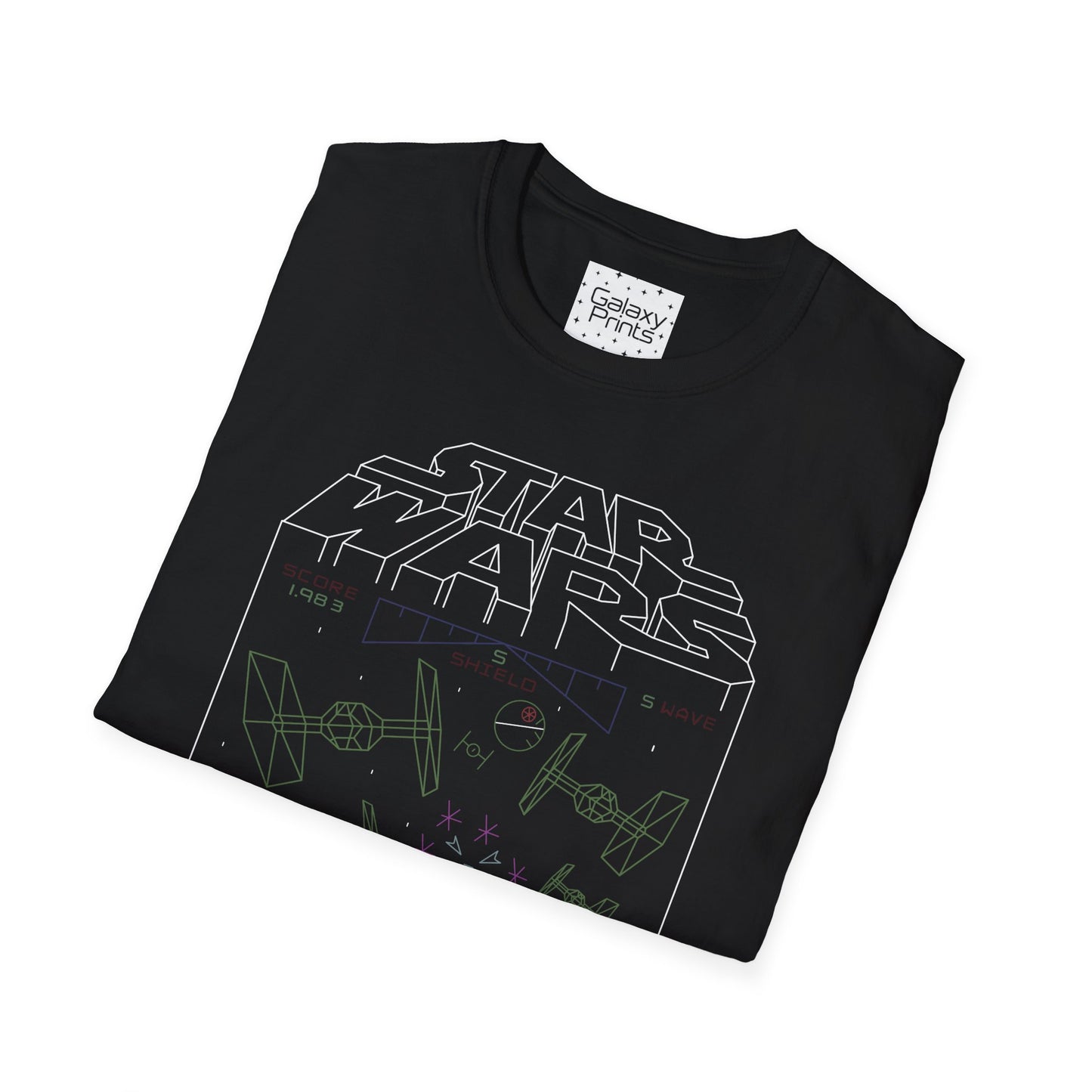 Star Wars Inspired Unisex T-Shirt - 'STAR WARS 1983 Arcade Video Game Screen Rendering' Graphic Tee