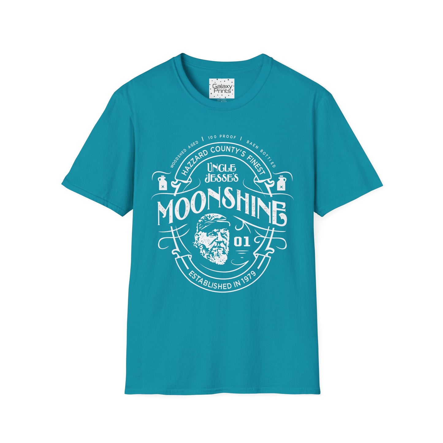 Unisex T-Shirt - POP Culture - 'From the Hit TV Show The Duke's of Hazzard - Uncle Jesse's Moonshine 1979'