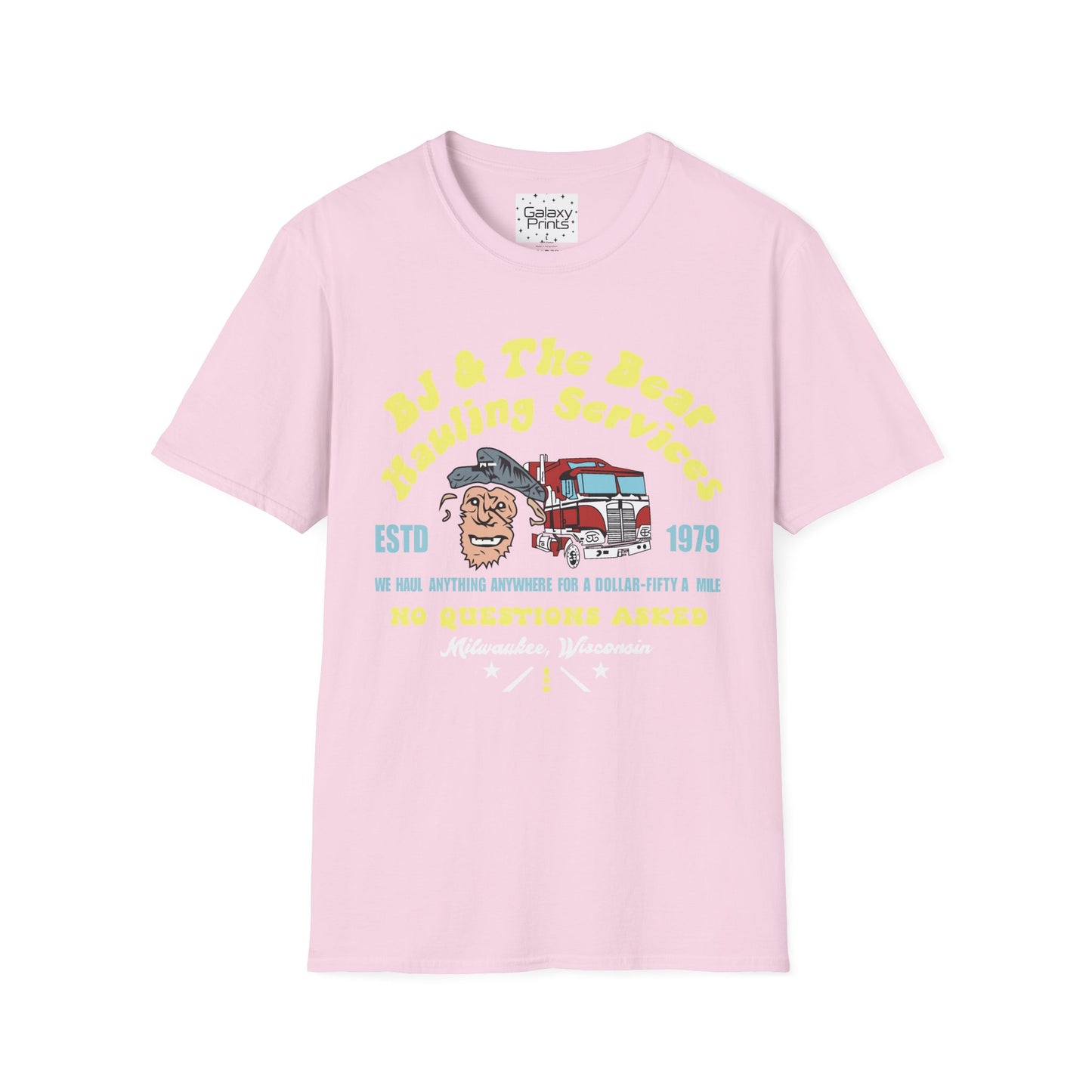Unisex T-Shirt - Truck Driver BJ and Bear Design - POP Culture