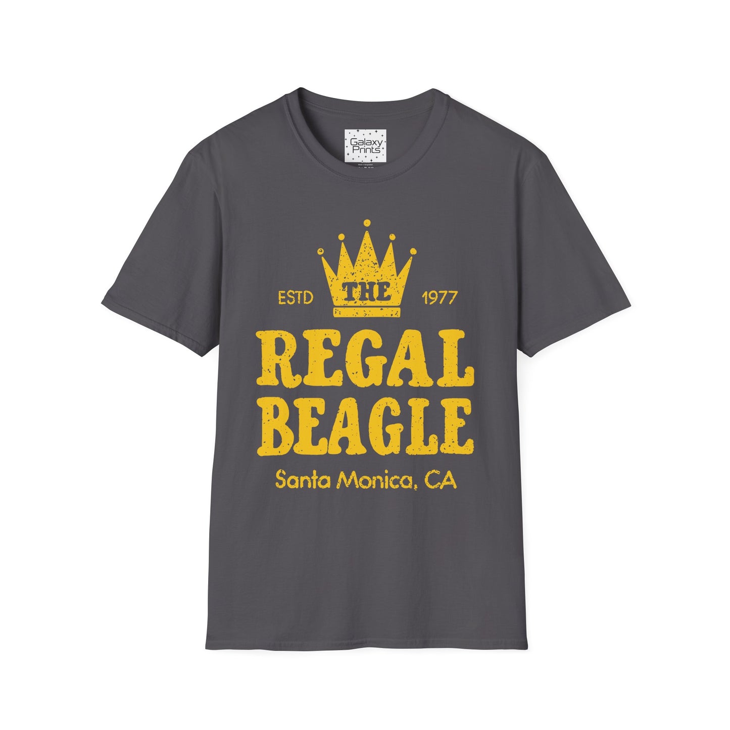 Unisex T-Shirt - POP Culture - 'The Regal Beagle Bar - From the Hit 1977 Sitcom Three's Company - Jack Janet Chrissy'