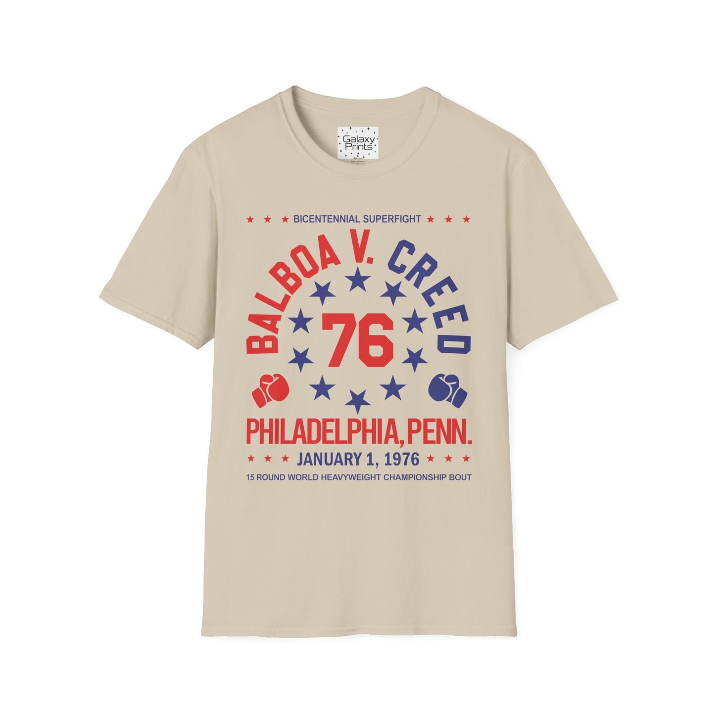 Unisex T-Shirt - POP Culture - 'From the HIT Movie ROCKY - Balboa vs. Creed 1976'