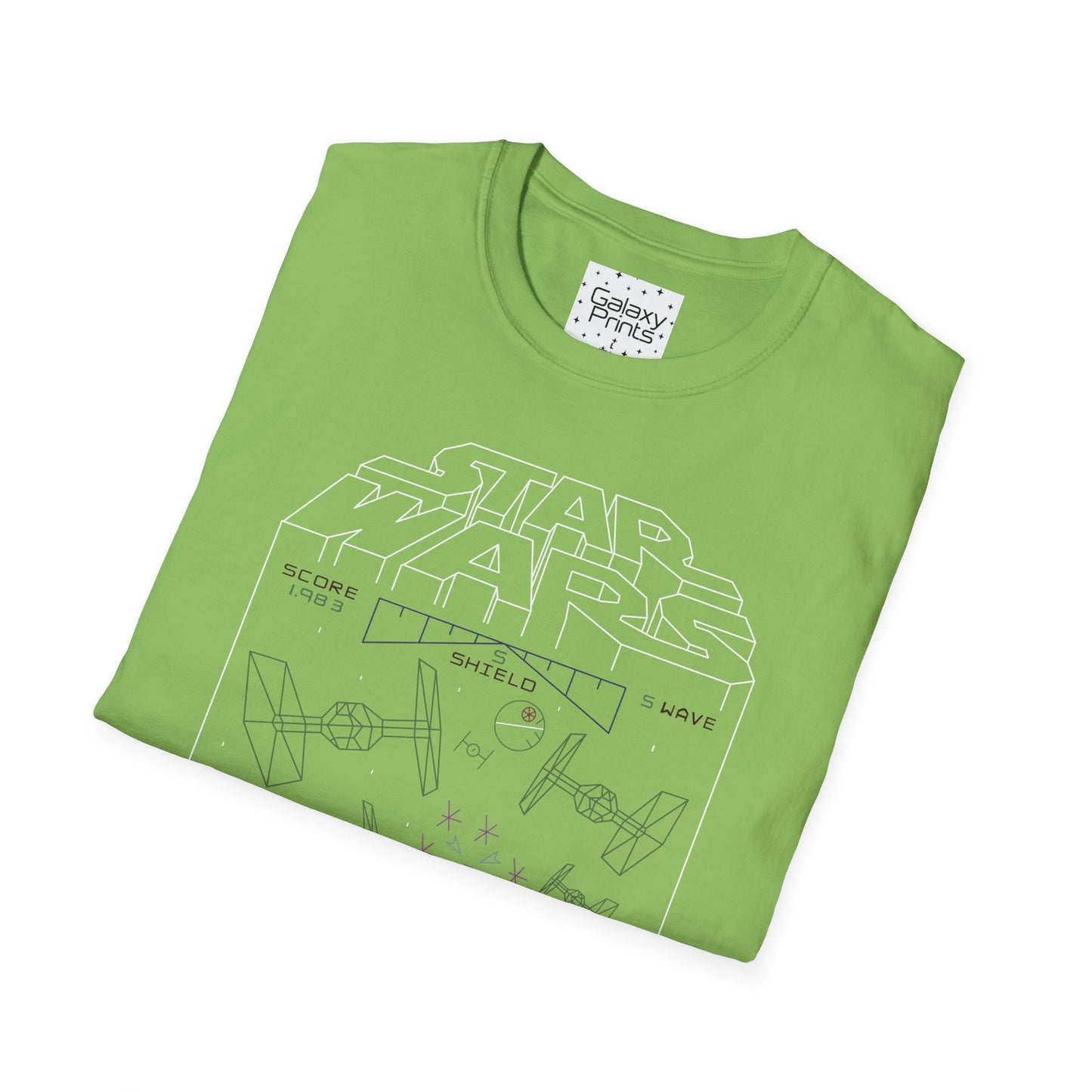 Star Wars Inspired Unisex T-Shirt - 'STAR WARS 1983 Arcade Video Game Screen Rendering' Graphic Tee
