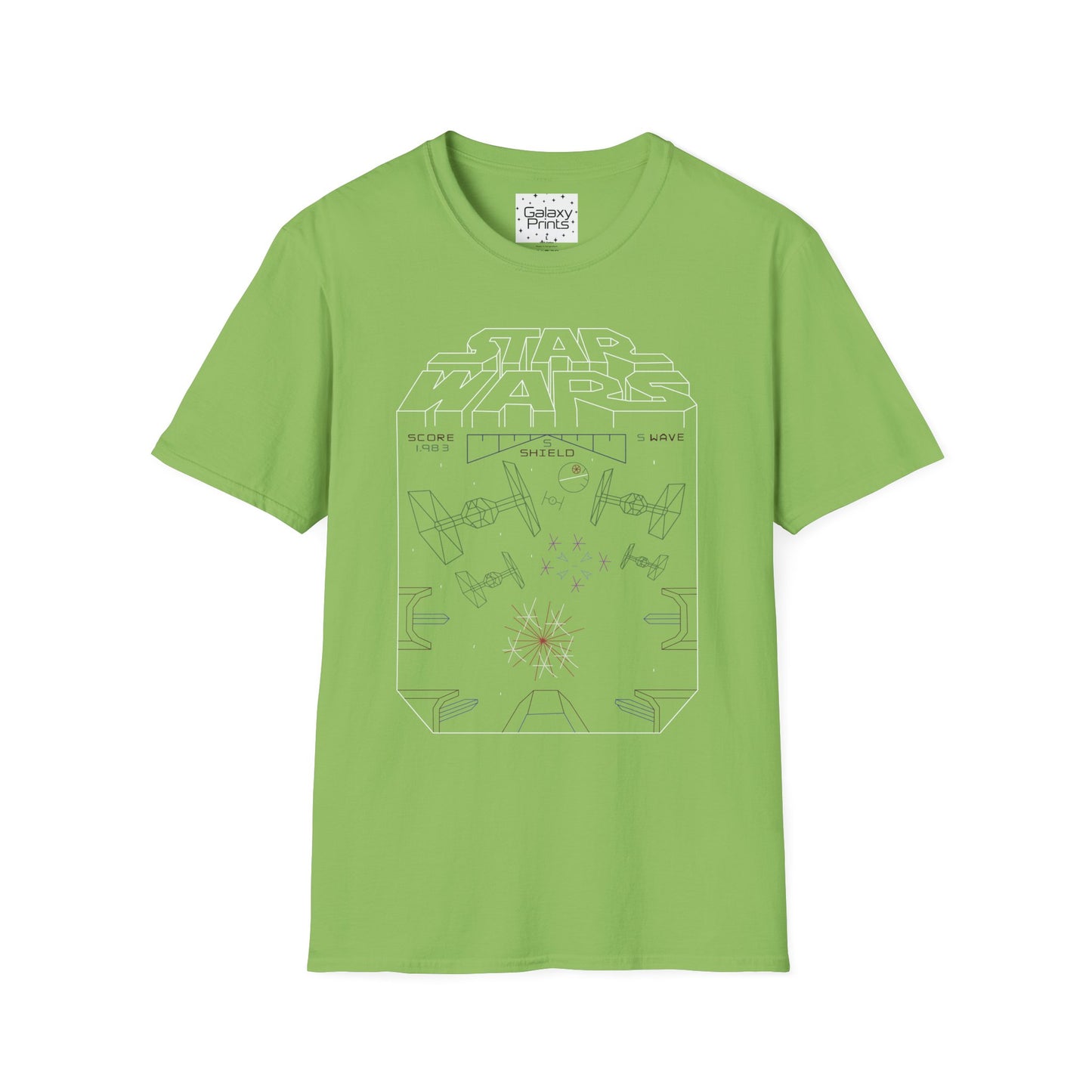 Star Wars Inspired Unisex T-Shirt - 'STAR WARS 1983 Arcade Video Game Screen Rendering' Graphic Tee