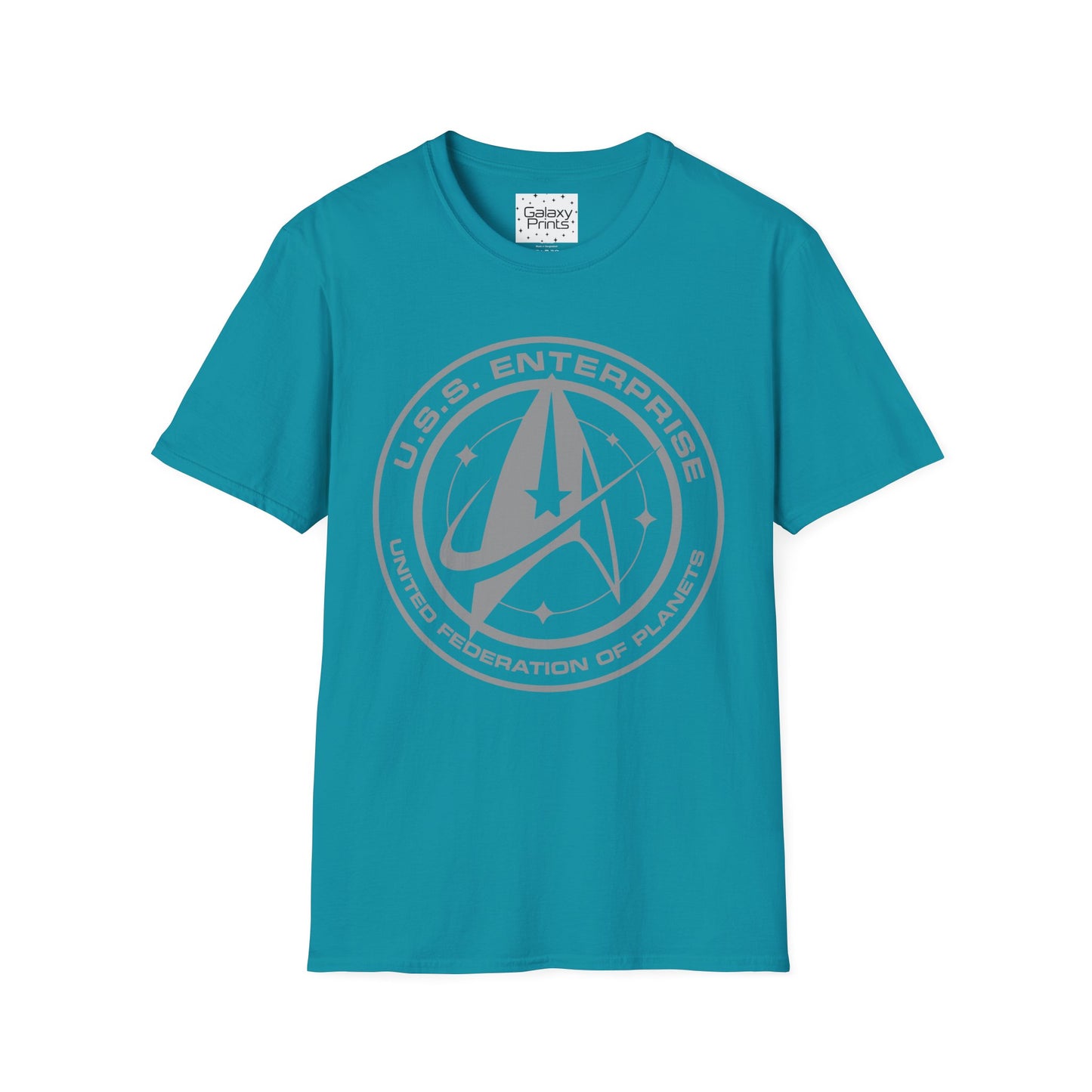 Unisex T-Shirt - POP Culture - 'From STAR TREK the TV & Movie HIT Franchises - U.S.S. Enterprise Flight Patch'