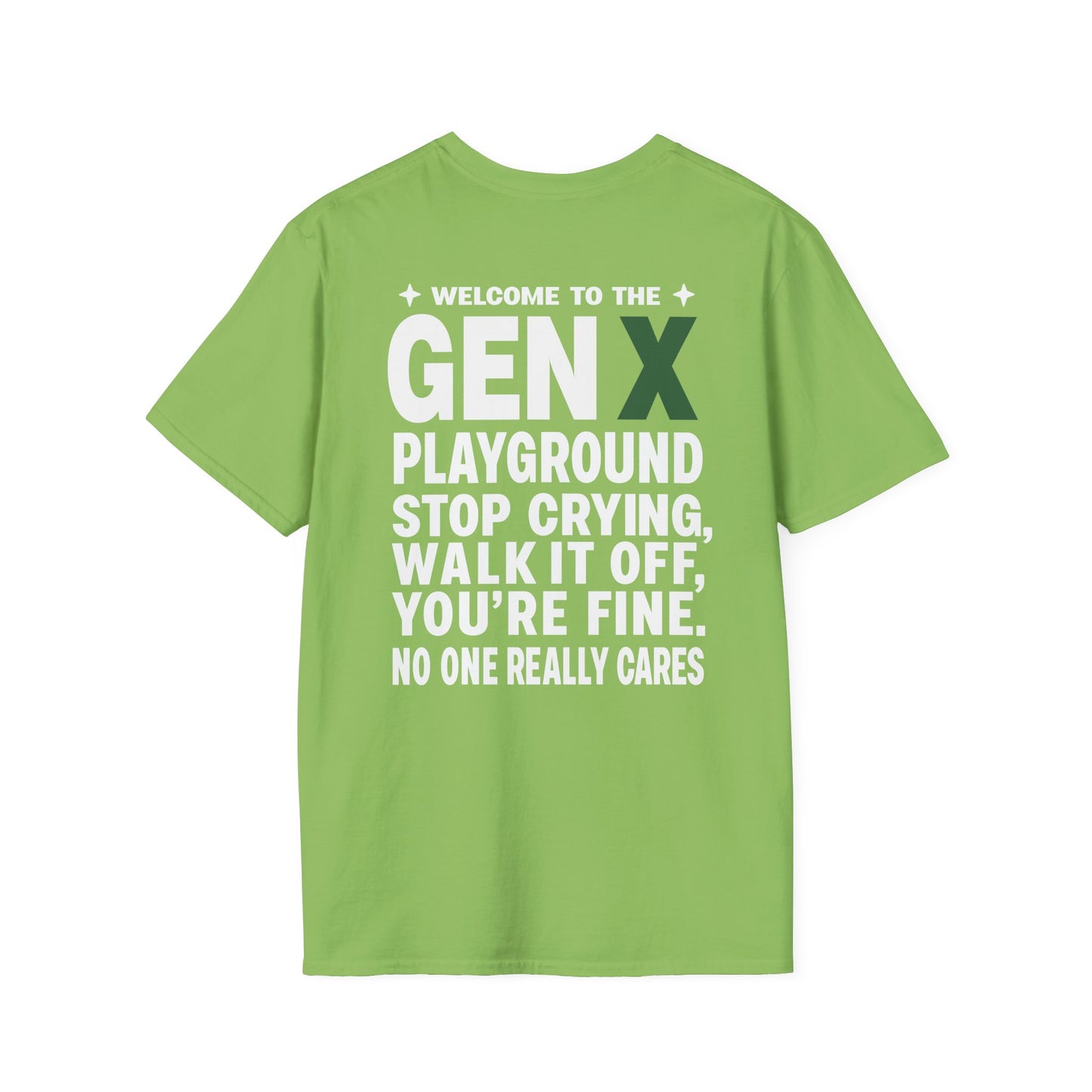 GEN X Inspired Unisex T-Shirt - 'GEN X PLAYGROUND 1965-1980'