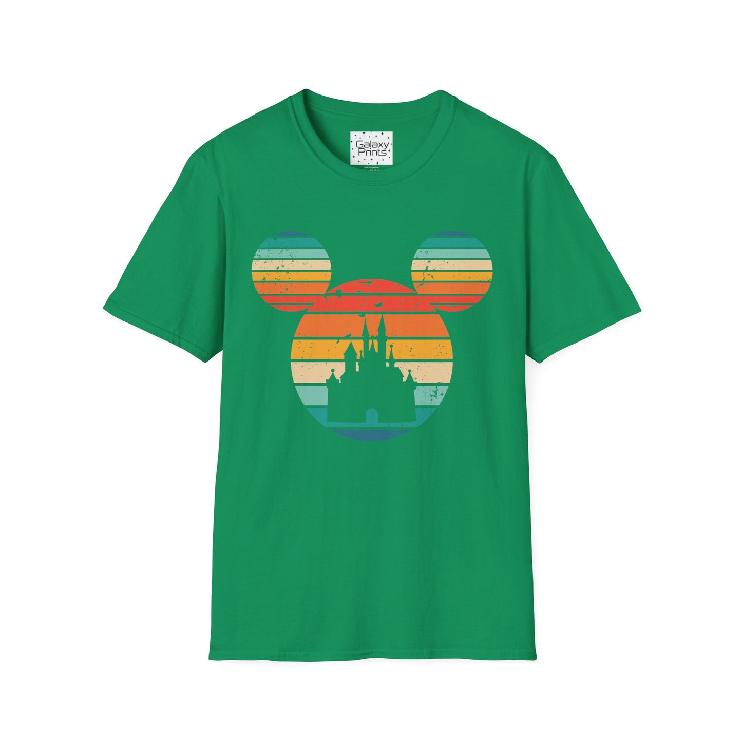 Unisex T-Shirt - DISNEY Inspired - 'Mickey Ears with Pastel Colors Distressed'