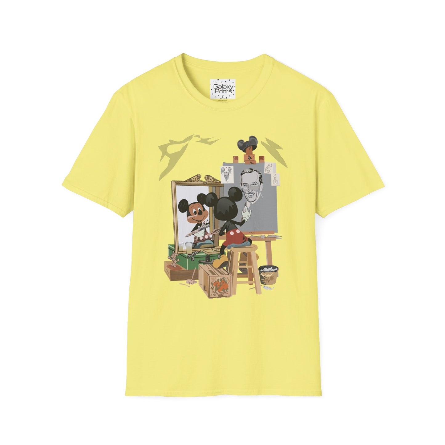 Unisex T-Shirt - DISNEY Inspired - 'Mickey Painting Walt'