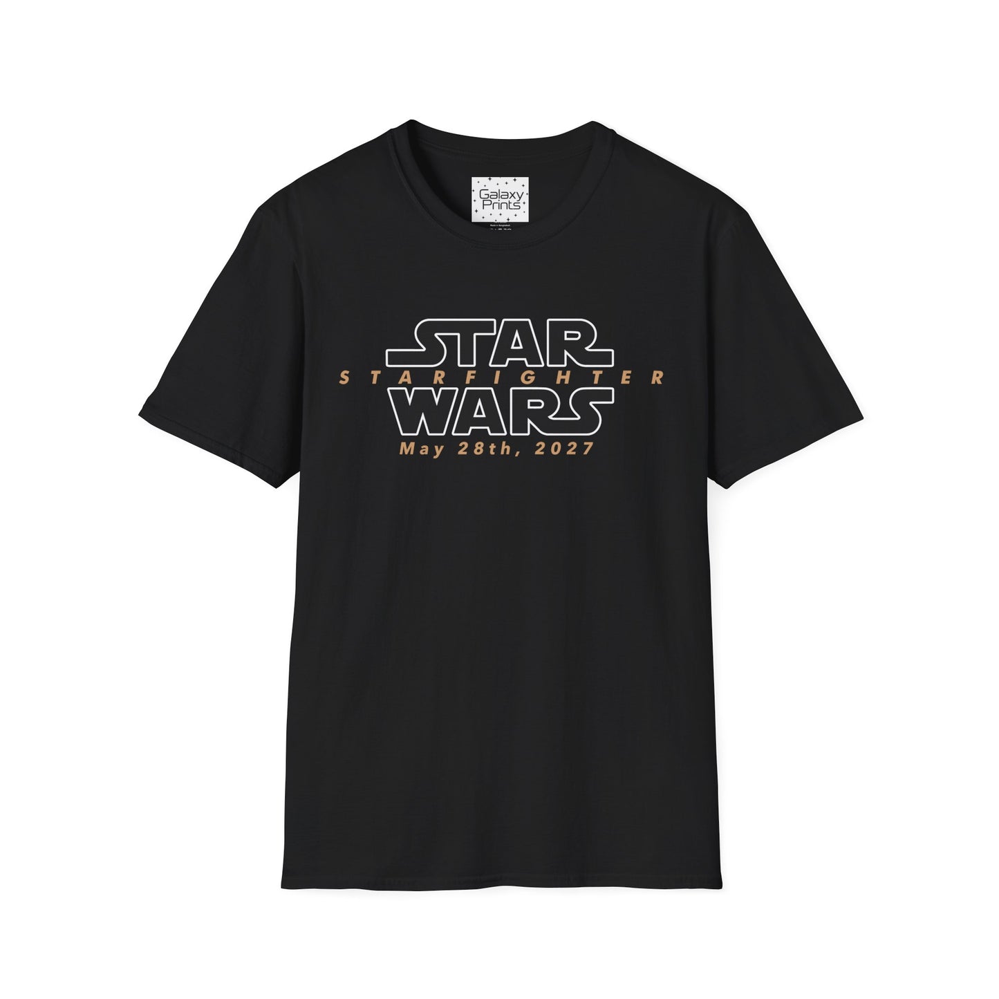 Inspired by Star Wars Starfighter Unisex T-Shirt - Movie Coming Out May 28th, 2027 (w/ movie release date)