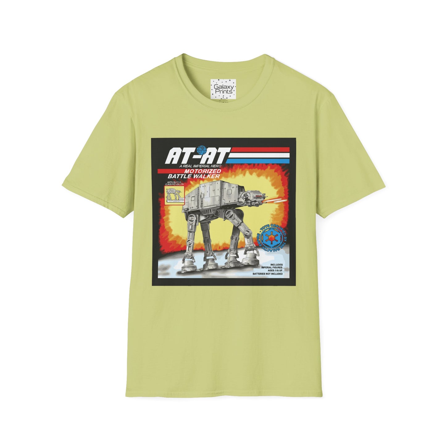 Star Wars AT-AT Walker Toy Box Retro Graphic Unisex Softstyle T-Shirt