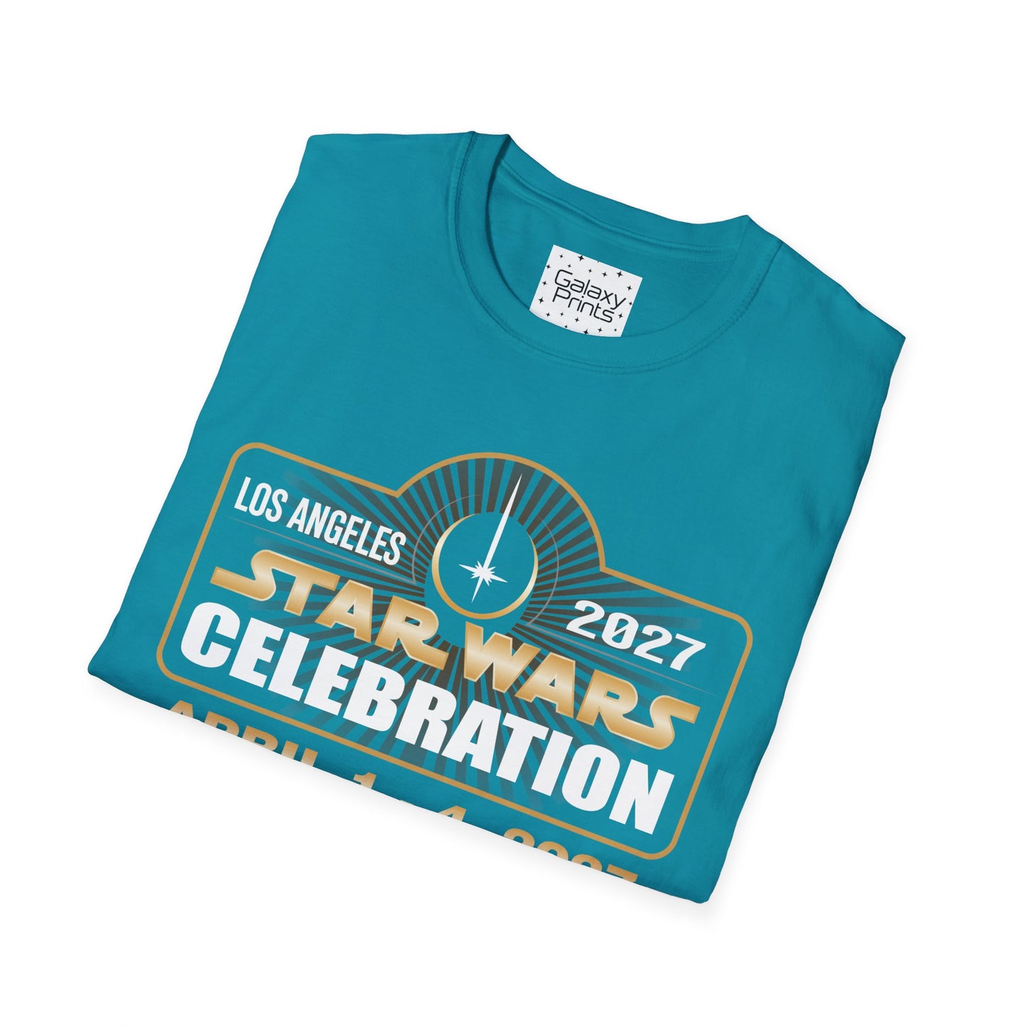 Star Wars Inspired T-Shirt - 'STAR WARS CELEBRATION April 1-4, 2027 in Los Angeles CA' Graphic Tee