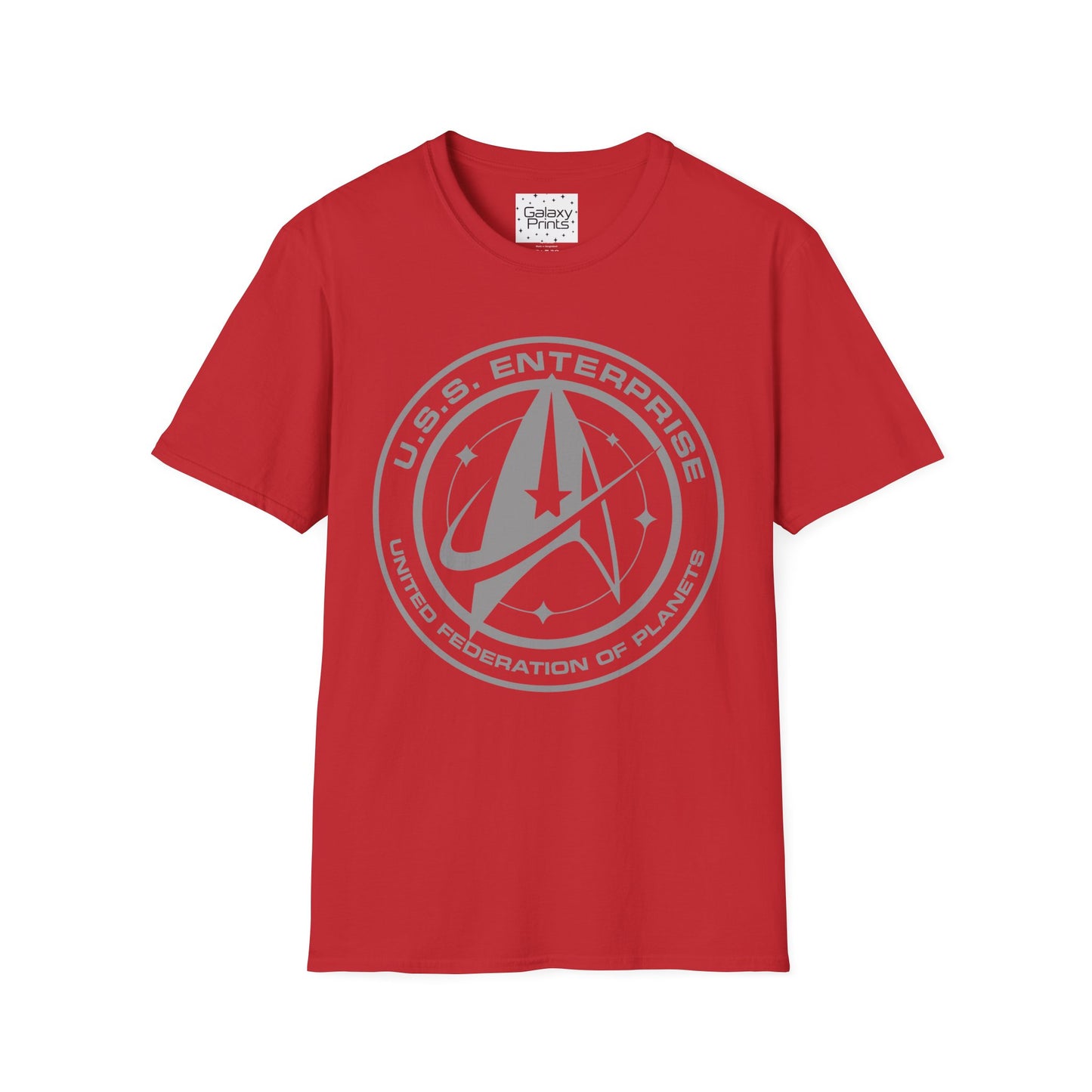 Unisex T-Shirt - POP Culture - 'From STAR TREK the TV & Movie HIT Franchises - U.S.S. Enterprise Flight Patch'