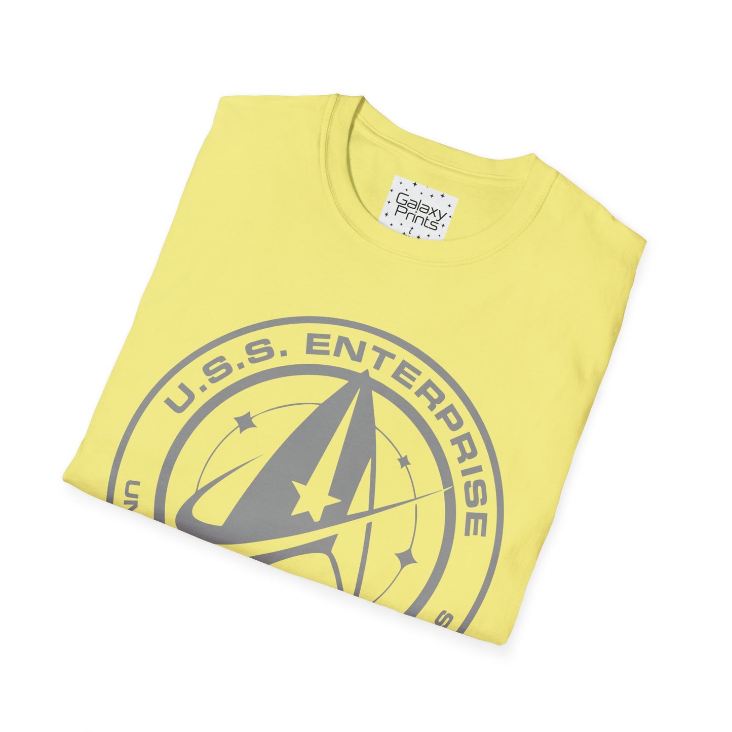Unisex T-Shirt - POP Culture - 'From STAR TREK the TV & Movie HIT Franchises - U.S.S. Enterprise Flight Patch'