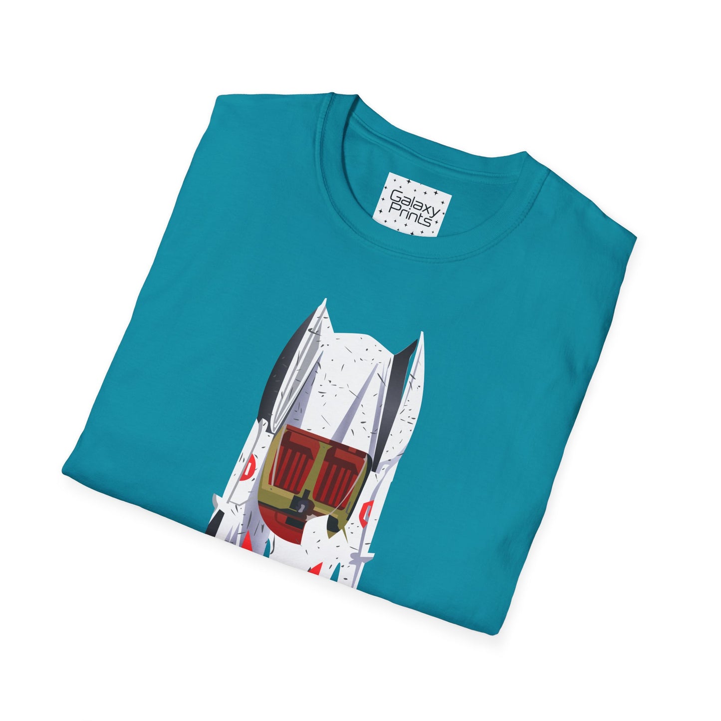 Unisex T-Shirt - POP Culture - 'The MACH 5 Sky view from the Cartoon SPEED RACER - Go Speed Racer, Go Speed Racer, Go Speed Racer, Goooo'