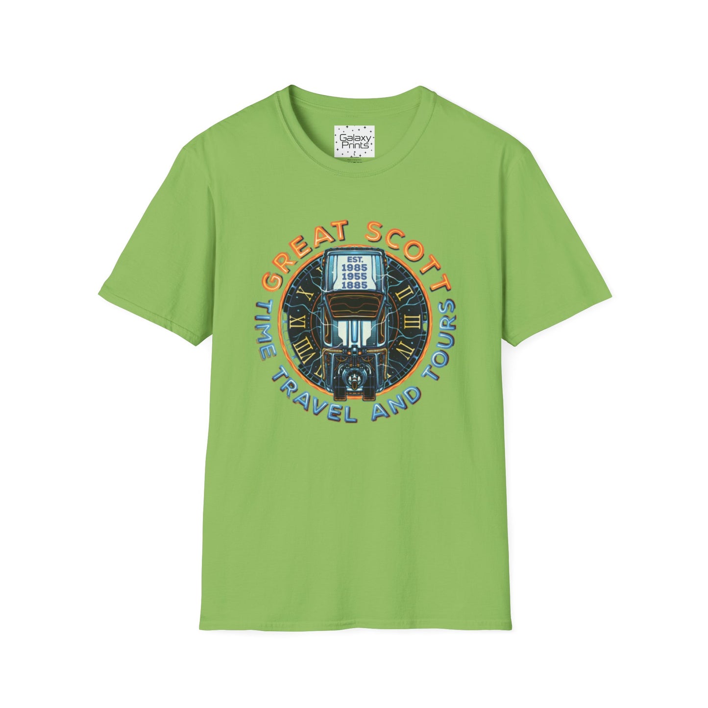 Back To The Future Inspired Unisex T-Shirt - 'Great Scott - Time Travel and Tours'