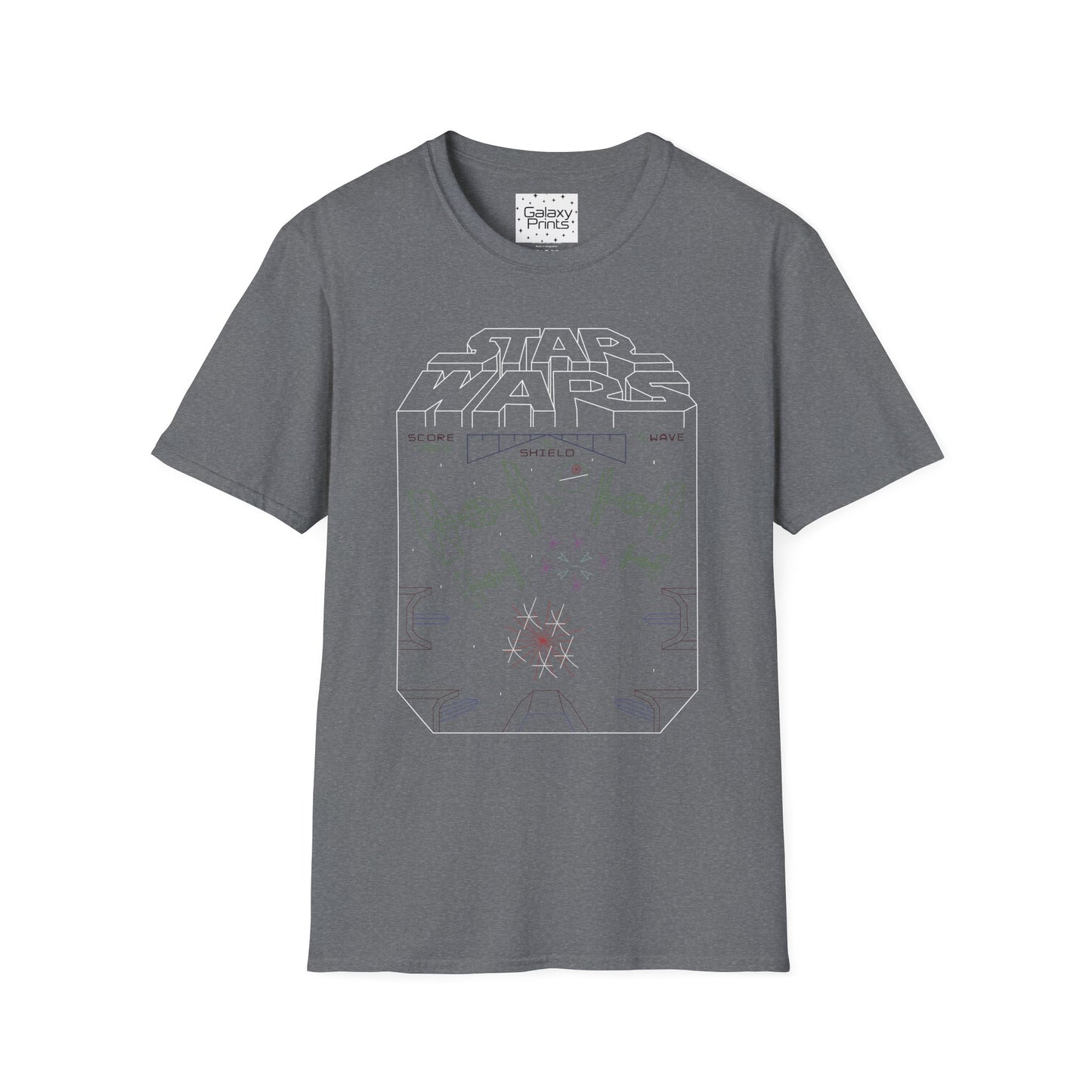 Star Wars Inspired Unisex T-Shirt - 'STAR WARS 1983 Arcade Video Game Screen Rendering' Graphic Tee