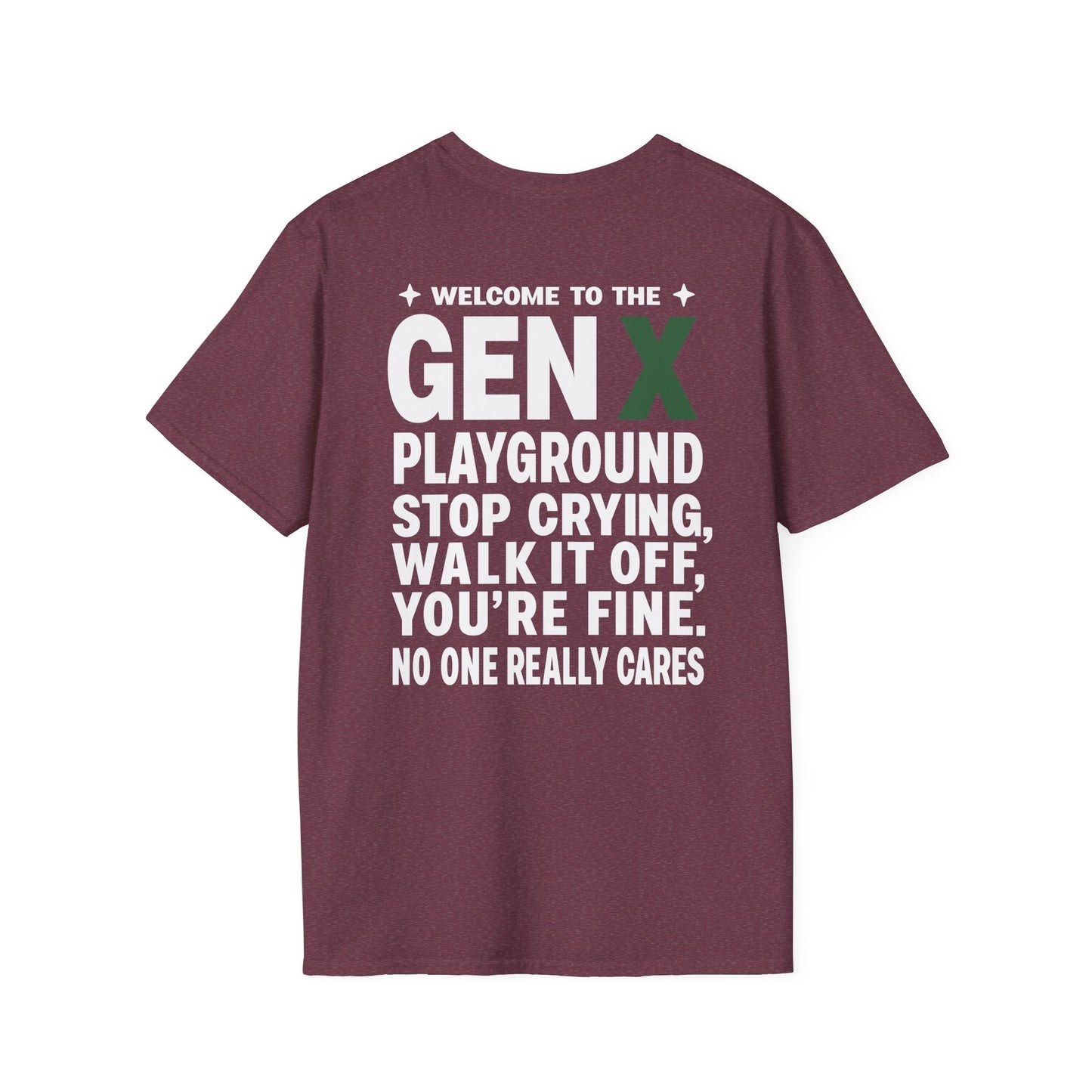 GEN X Inspired Unisex T-Shirt - 'GEN X PLAYGROUND 1965-1980'
