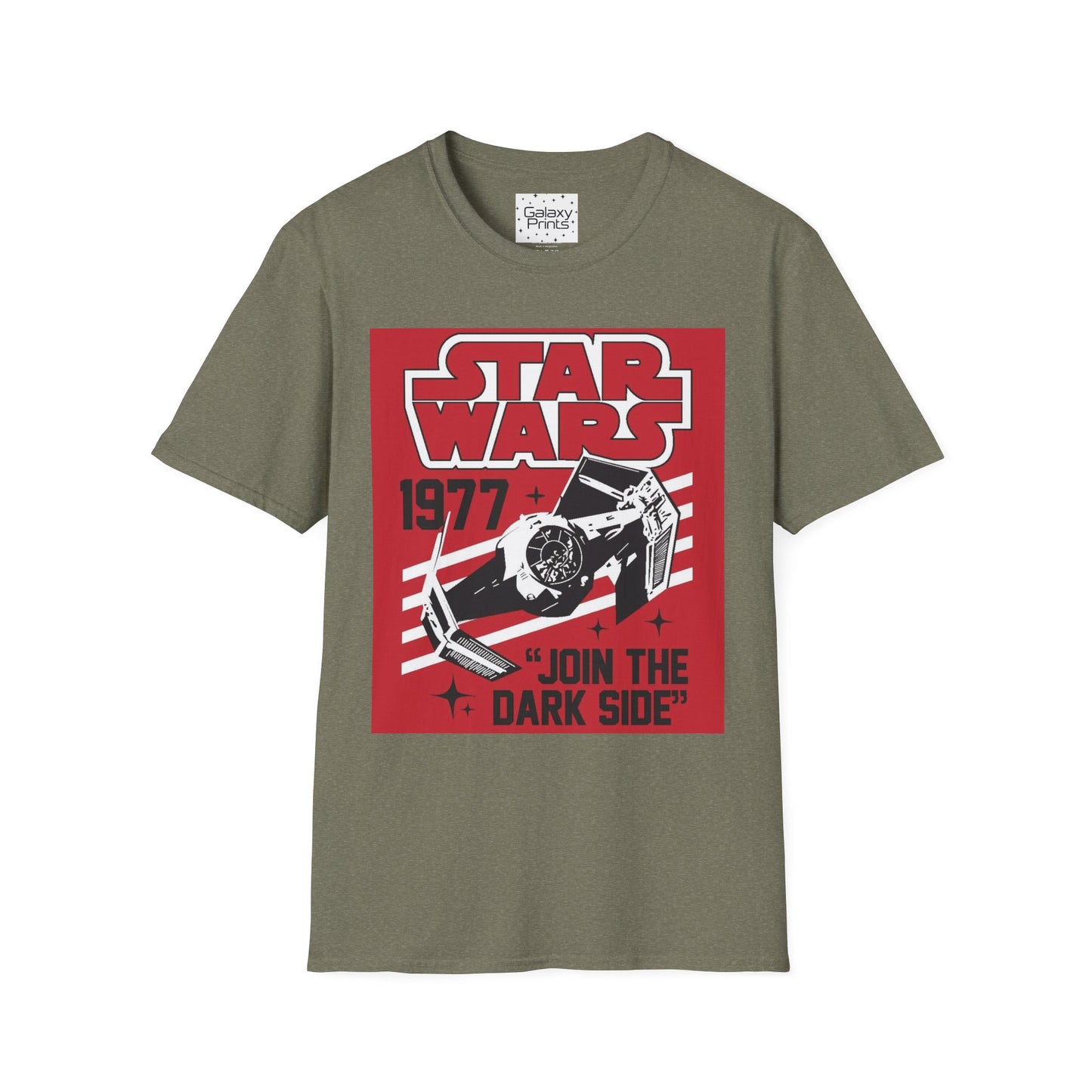 Inspired by Star Wars Unisex Softstyle T-Shirt - "Join the Dark Side" Retro Graphic Tee