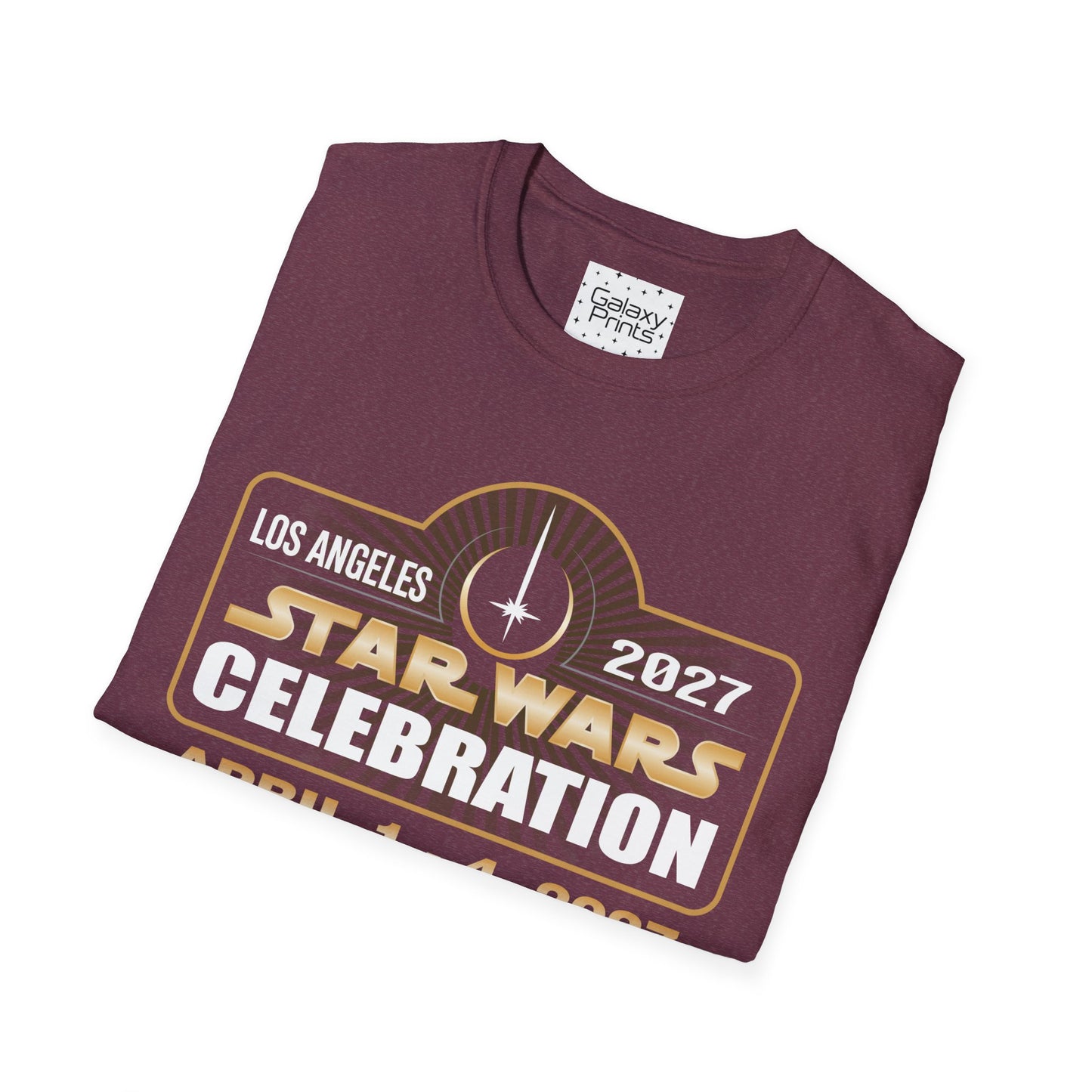 Star Wars Inspired T-Shirt - 'STAR WARS CELEBRATION April 1-4, 2027 in Los Angeles CA' Graphic Tee
