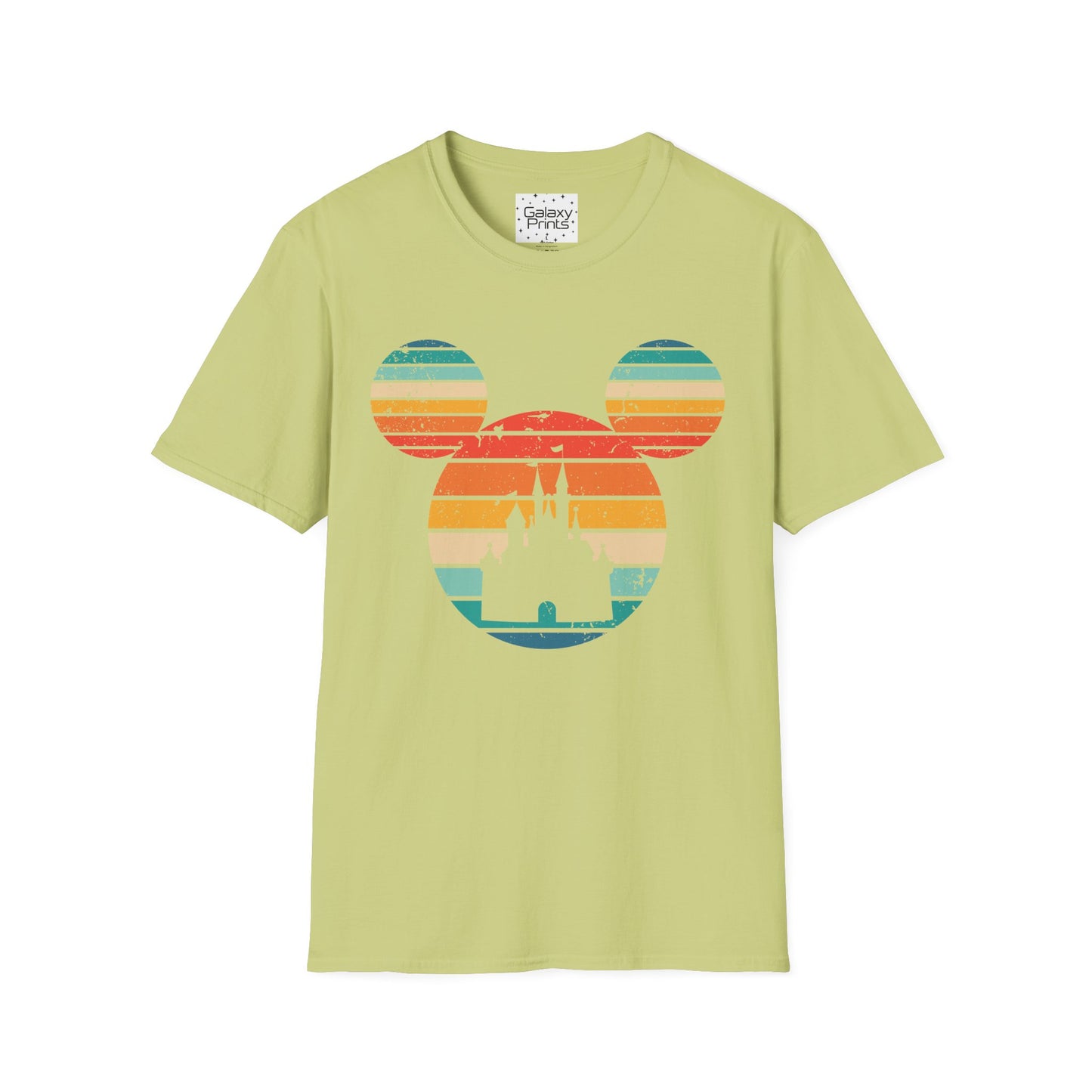 Unisex T-Shirt - DISNEY Inspired - 'Mickey Ears with Pastel Colors Distressed'
