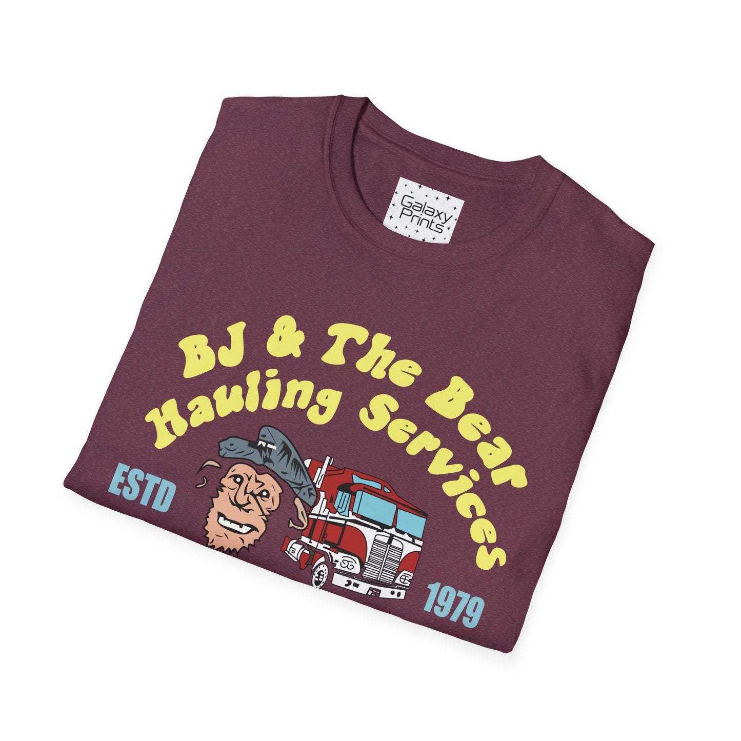 Unisex T-Shirt - Truck Driver BJ and Bear Design - POP Culture