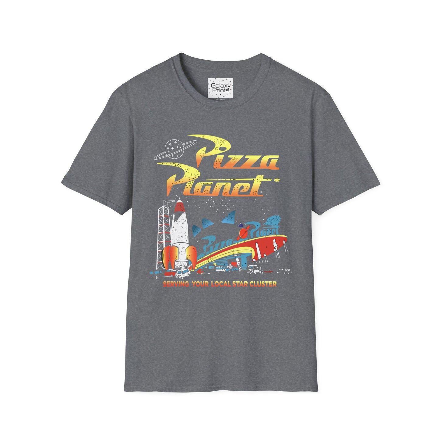 DISNEY inspired Unisex T-Shirt - Pizza Planet 'Serving Your Local Star Cluster'