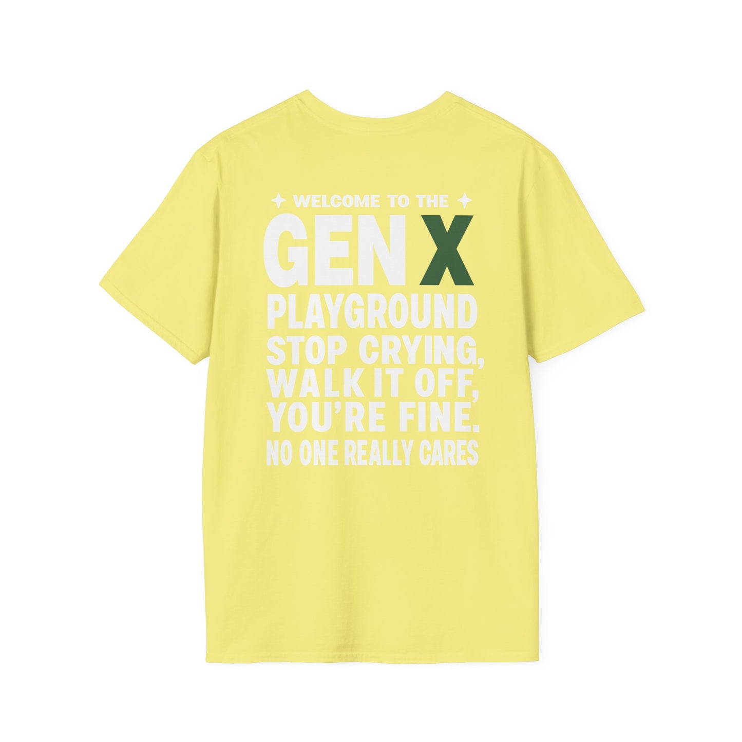 GEN X Inspired Unisex T-Shirt - 'GEN X PLAYGROUND 1965-1980'