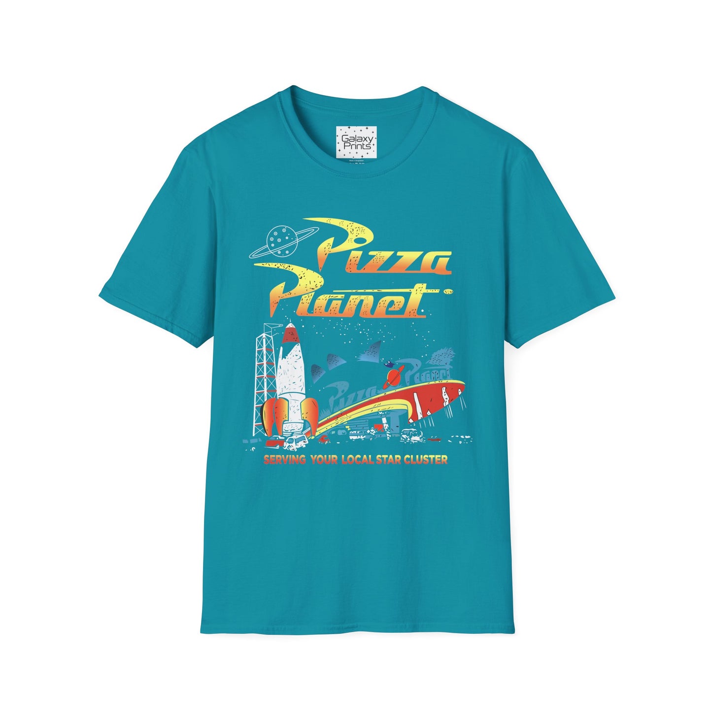DISNEY inspired Unisex T-Shirt - Pizza Planet 'Serving Your Local Star Cluster'