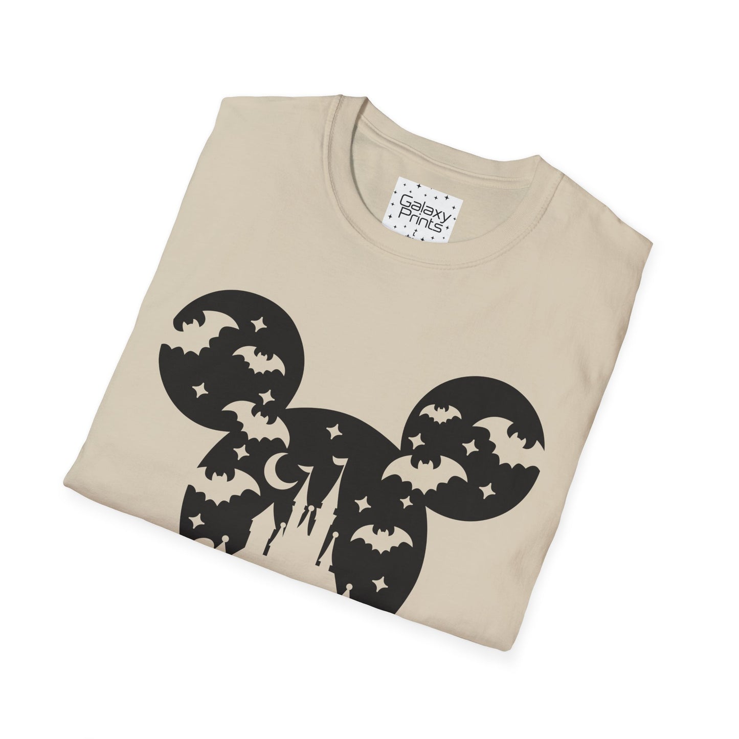 Unisex T-Shirt - DISNEY Inspired - 'Mickey Head with Castle for Halloween'